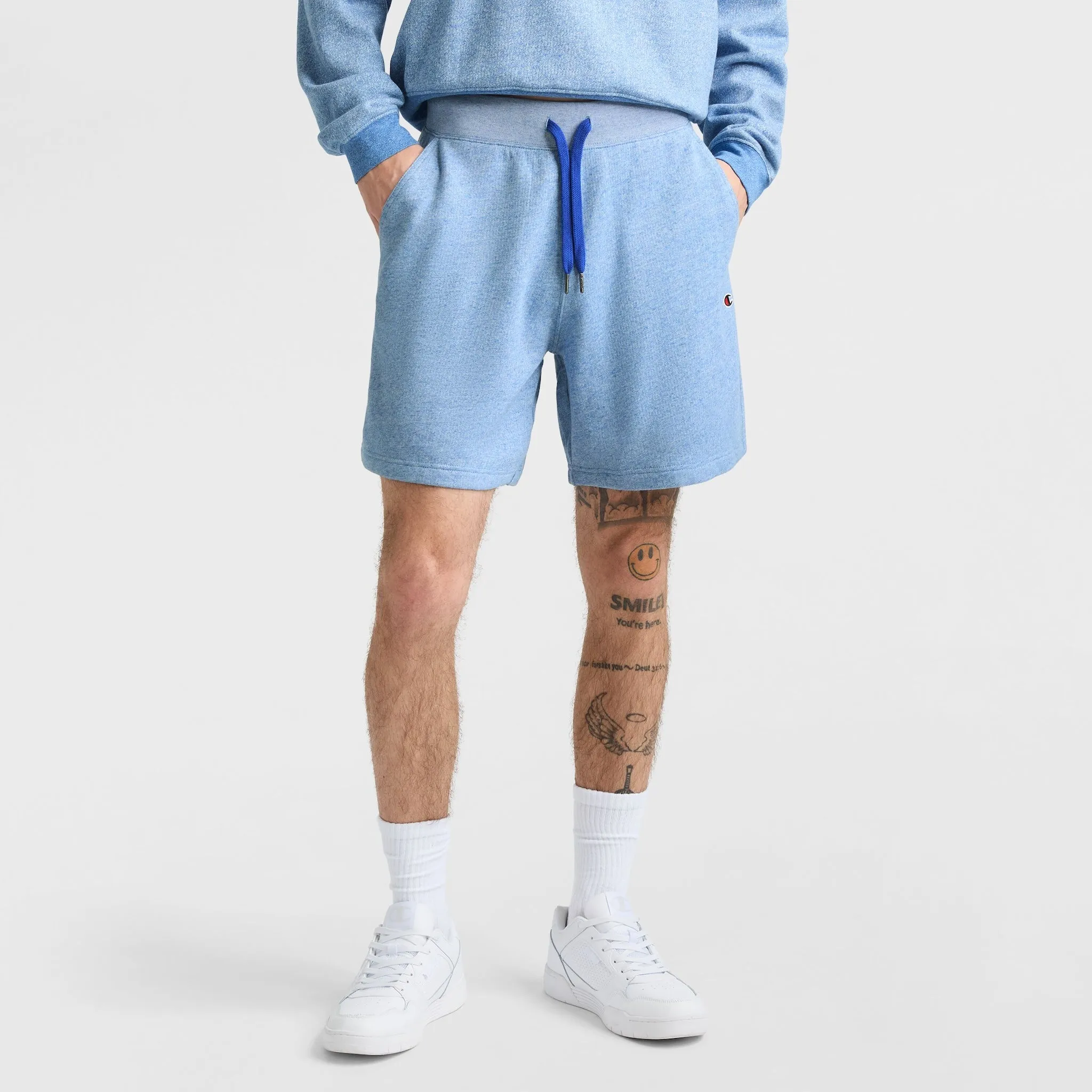 7" Yearbook Sweat Short, C Logo sold by Champion