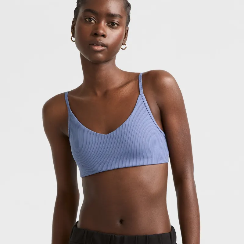 Soft Touch Ribbed Sports Bra, C Logo sold by Champion