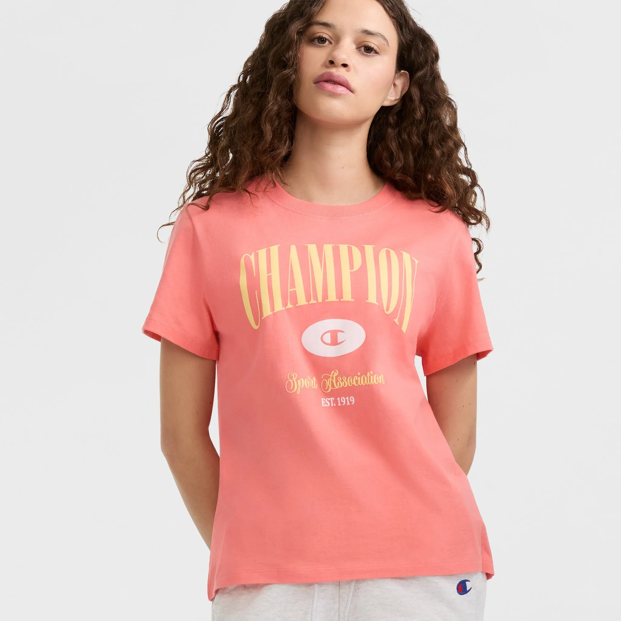 Classic Graphic T-Shirt, Arch Block sold by Champion