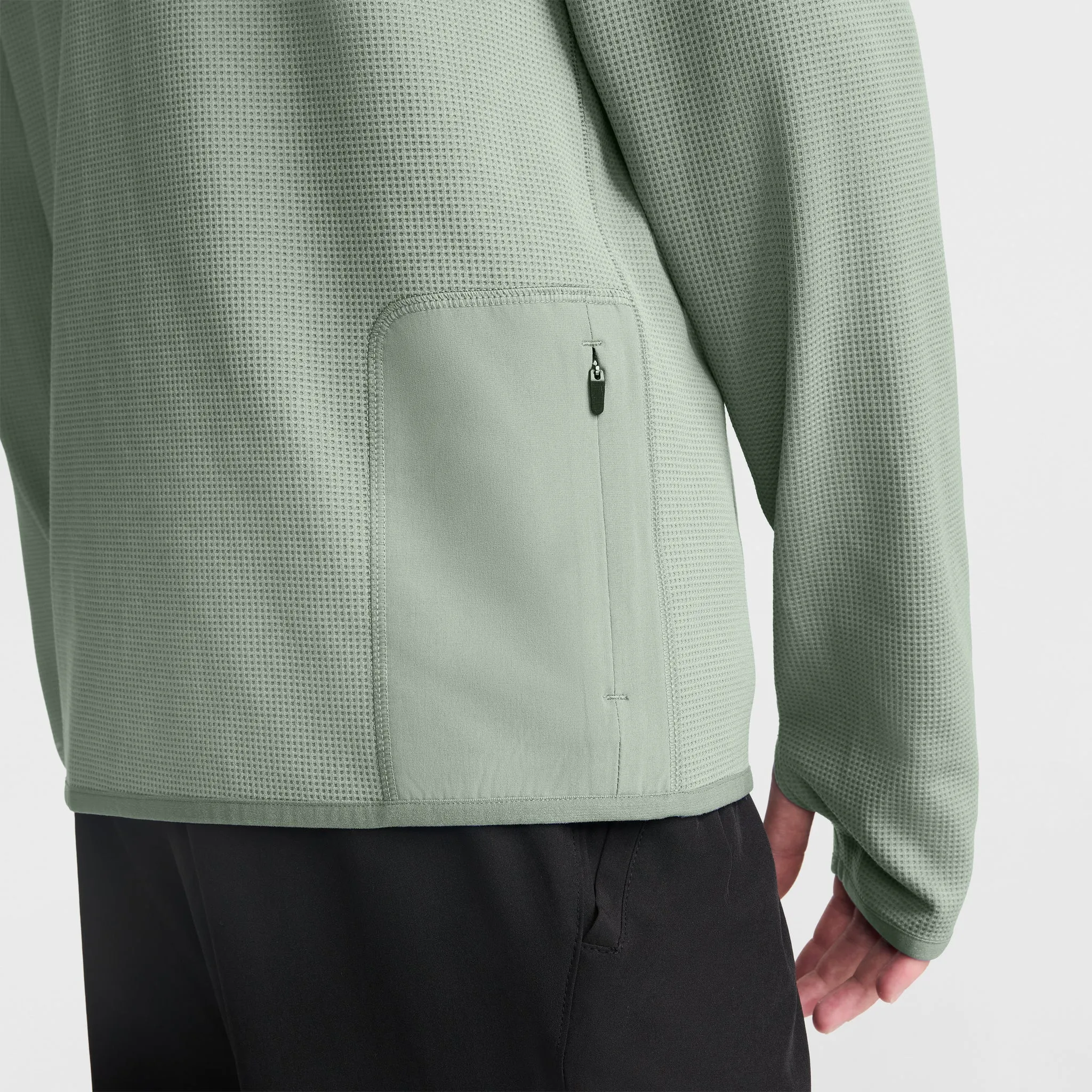 C-VPR 1/4 Zip Waffle Knit Pullover, Reflective C Logo sold by Champion product image thumbnail 4