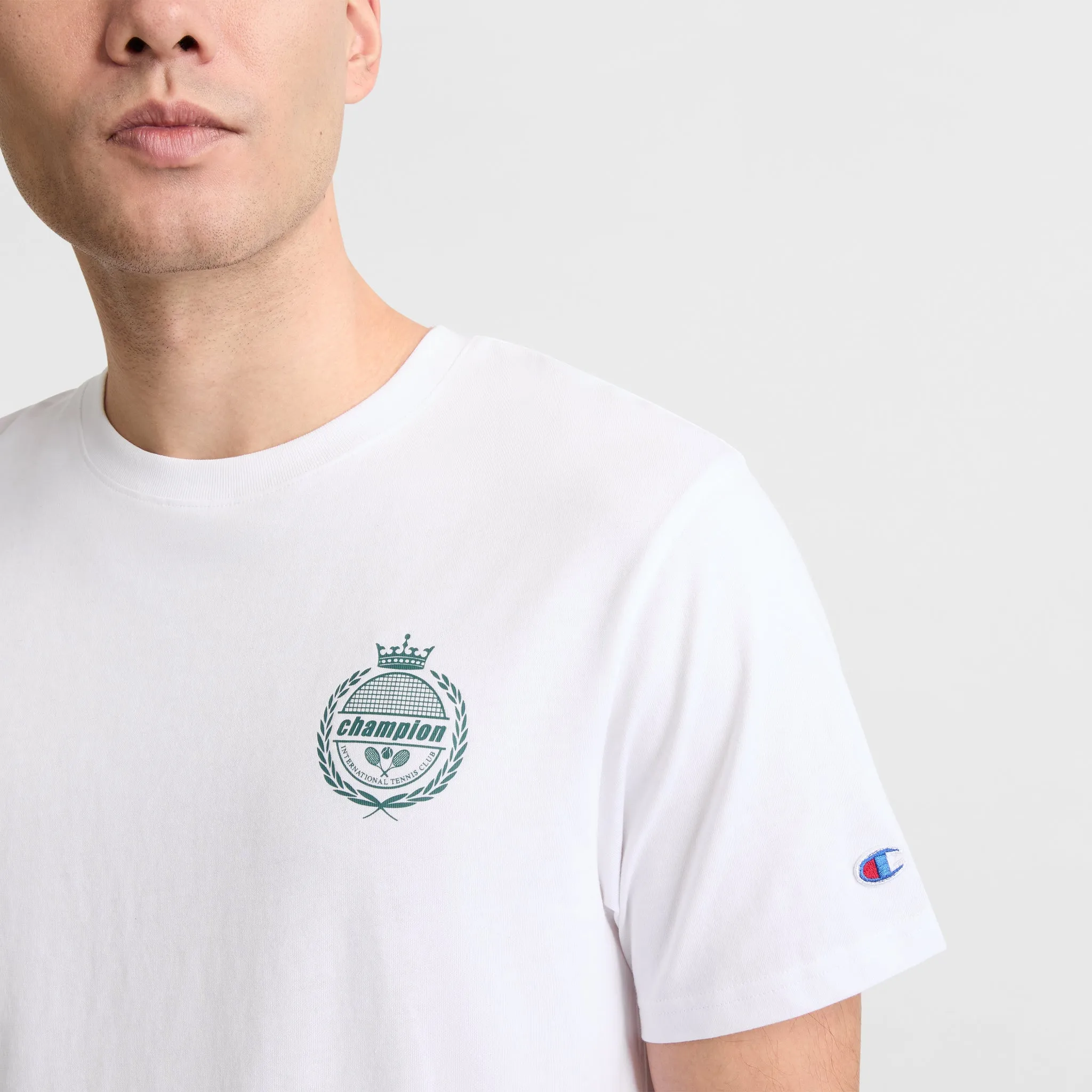Rochester Short-Sleeve T-Shirt, Tennis Crest sold by Champion product image thumbnail 3