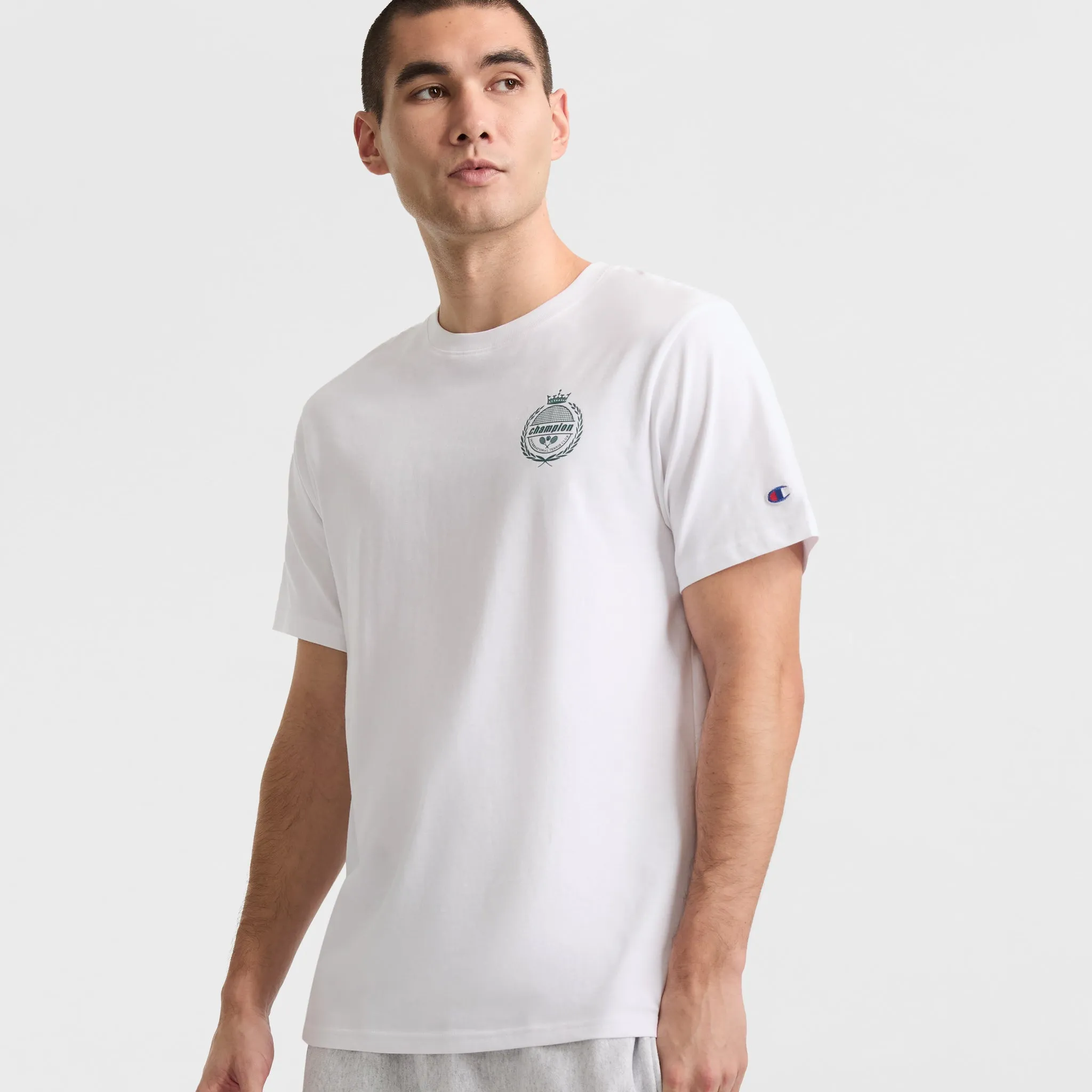 Rochester Short-Sleeve T-Shirt, Tennis Crest sold by Champion