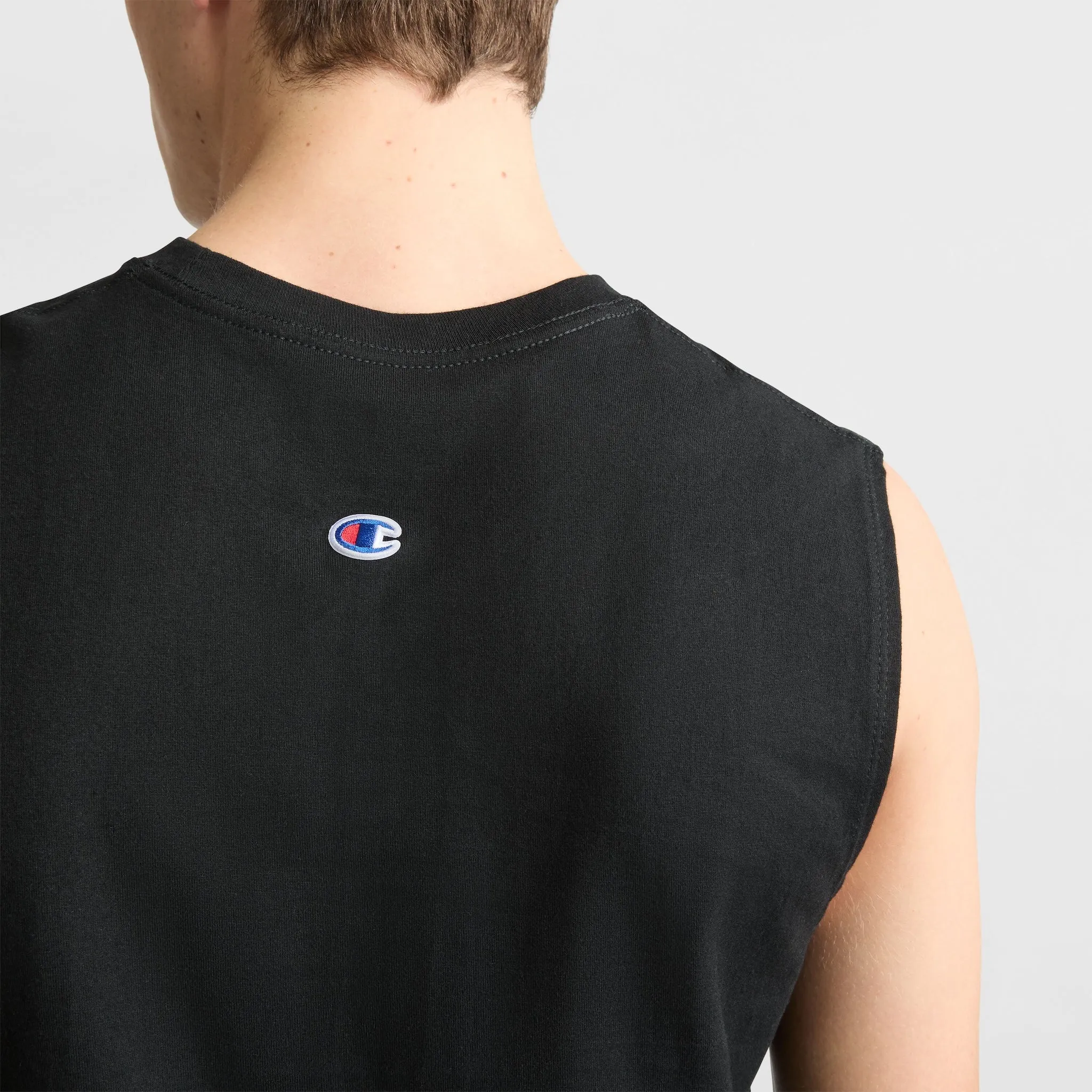 Classic Graphic Muscle Tank, USA Flag Script sold by Champion product image thumbnail 4