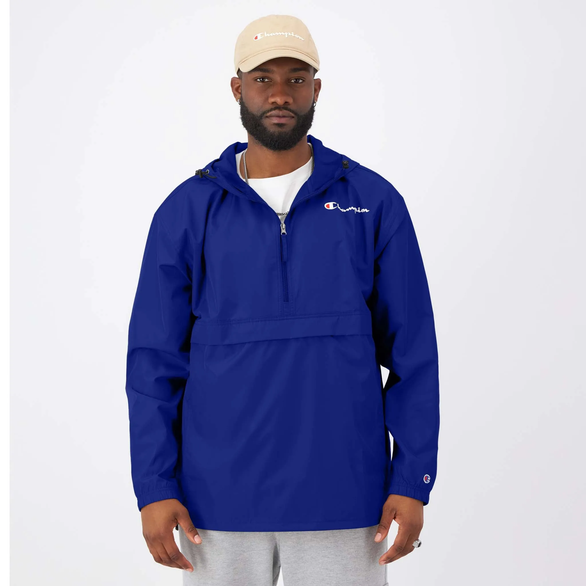 Stadium Packable Jacket, Script Logo - Big & Tall sold by Champion