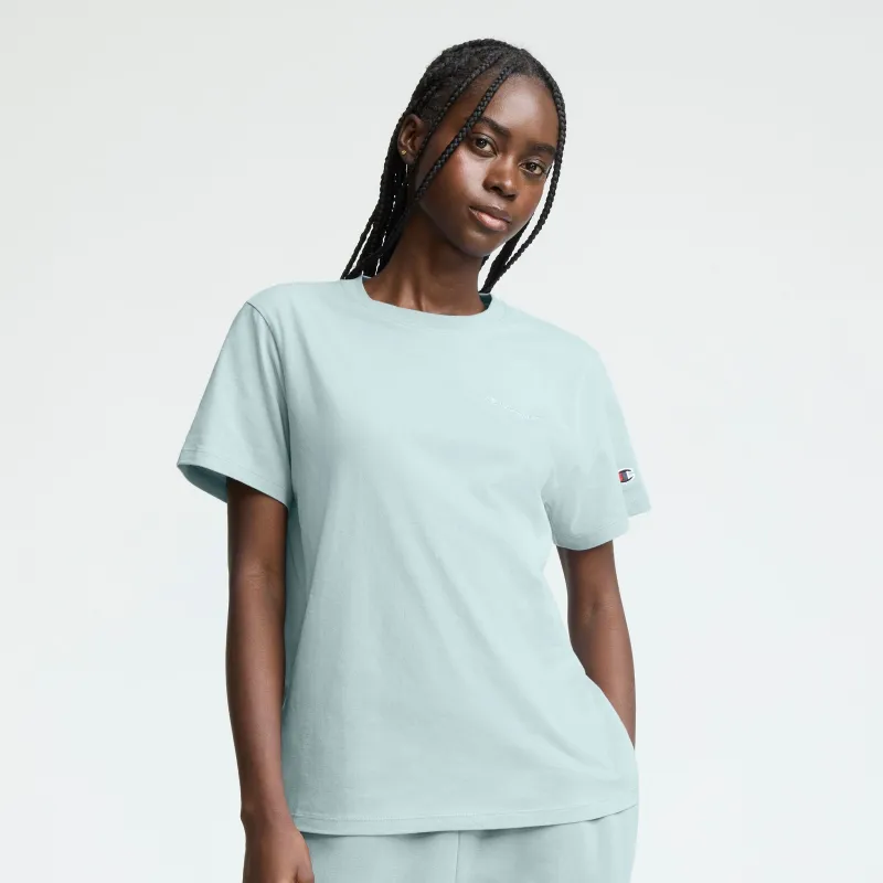 Classic T-Shirt, Tonal Left Chest Script sold by Champion