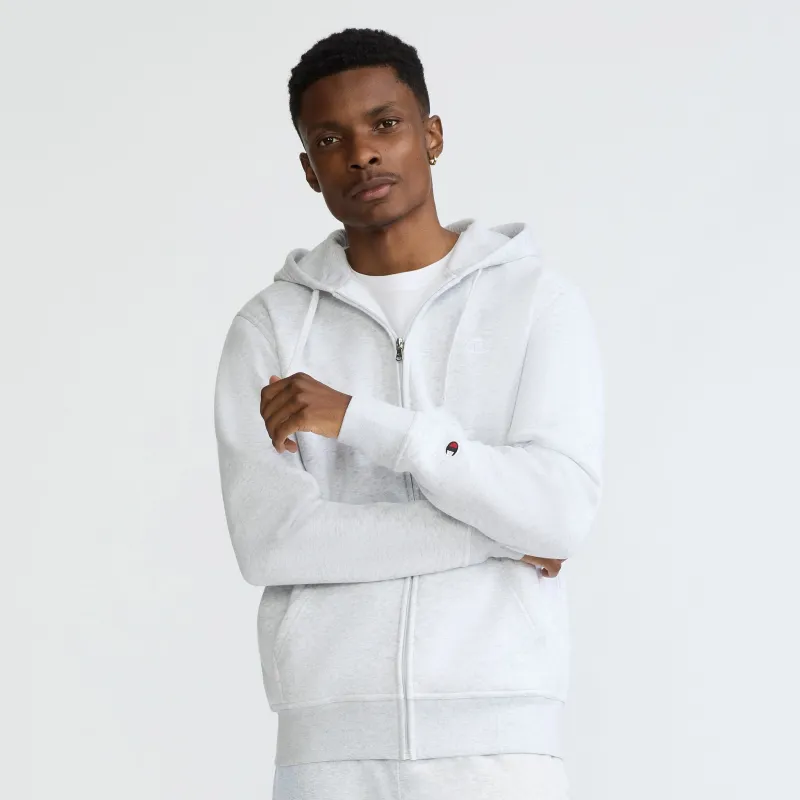 Powerblend Full-Zip Hoodie, C Logo sold by Champion