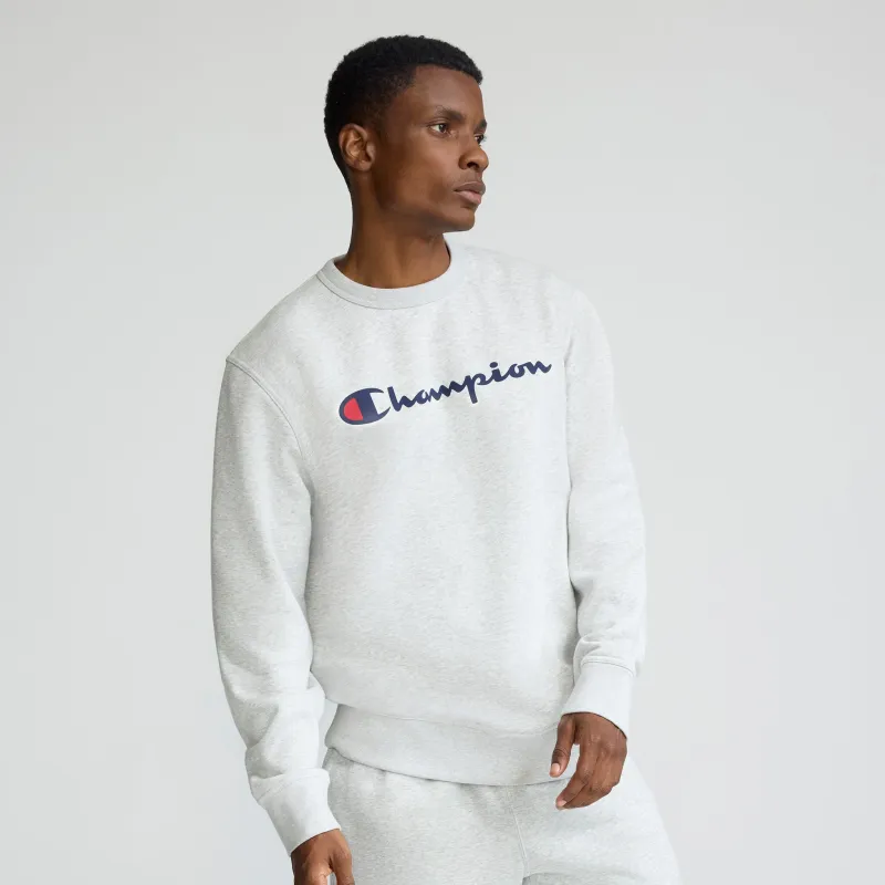 Powerblend Crewneck Sweatshirt, Classic Script Logo sold by Champion