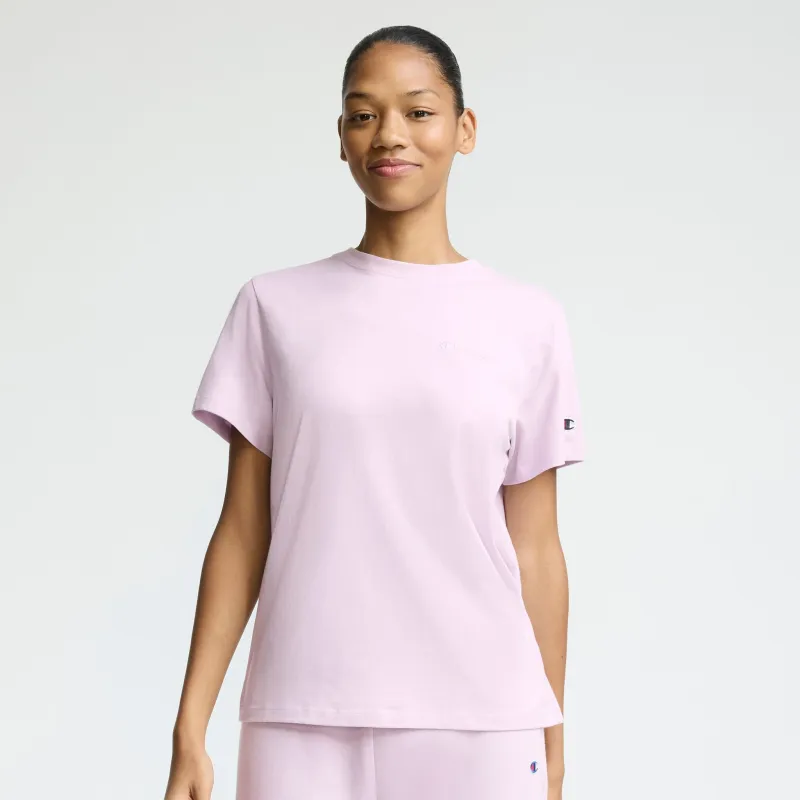 Classic T-Shirt, Tonal Left Chest Script sold by Champion