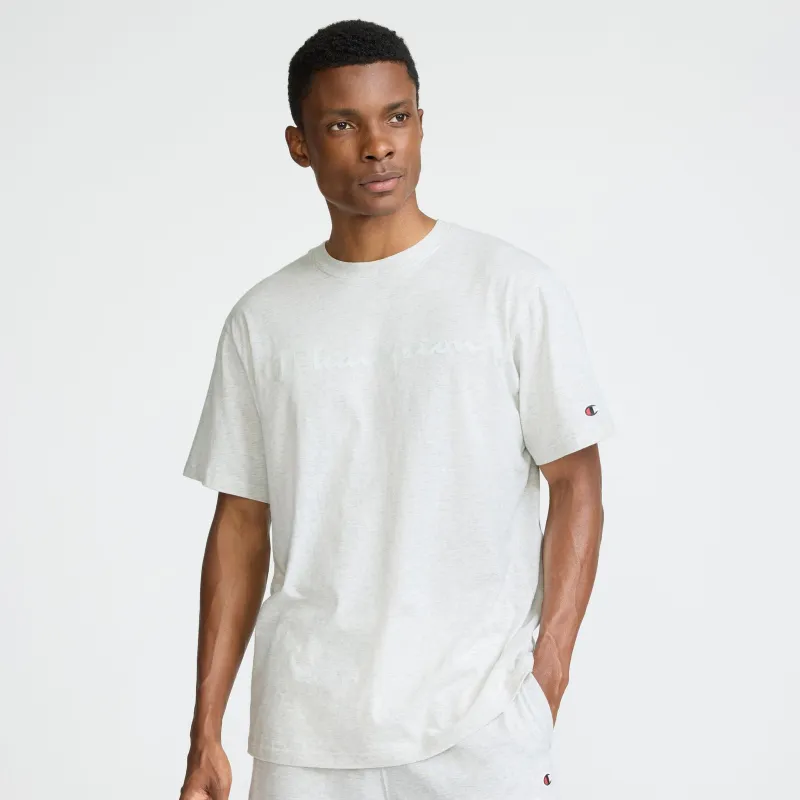 Classic Graphic T-Shirt, Tonal Script Logo sold by Champion
