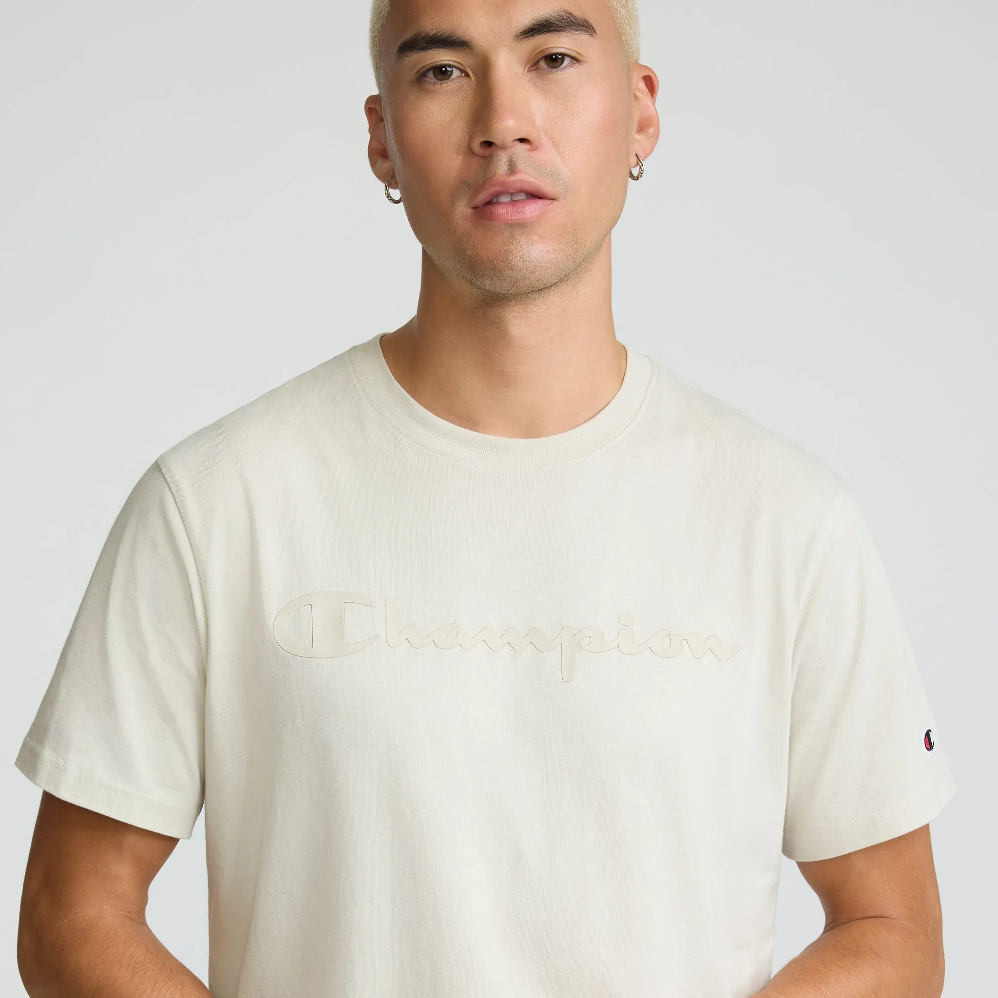 Classic Graphic T-Shirt, Tonal Script Logo sold by Champion product image thumbnail 3