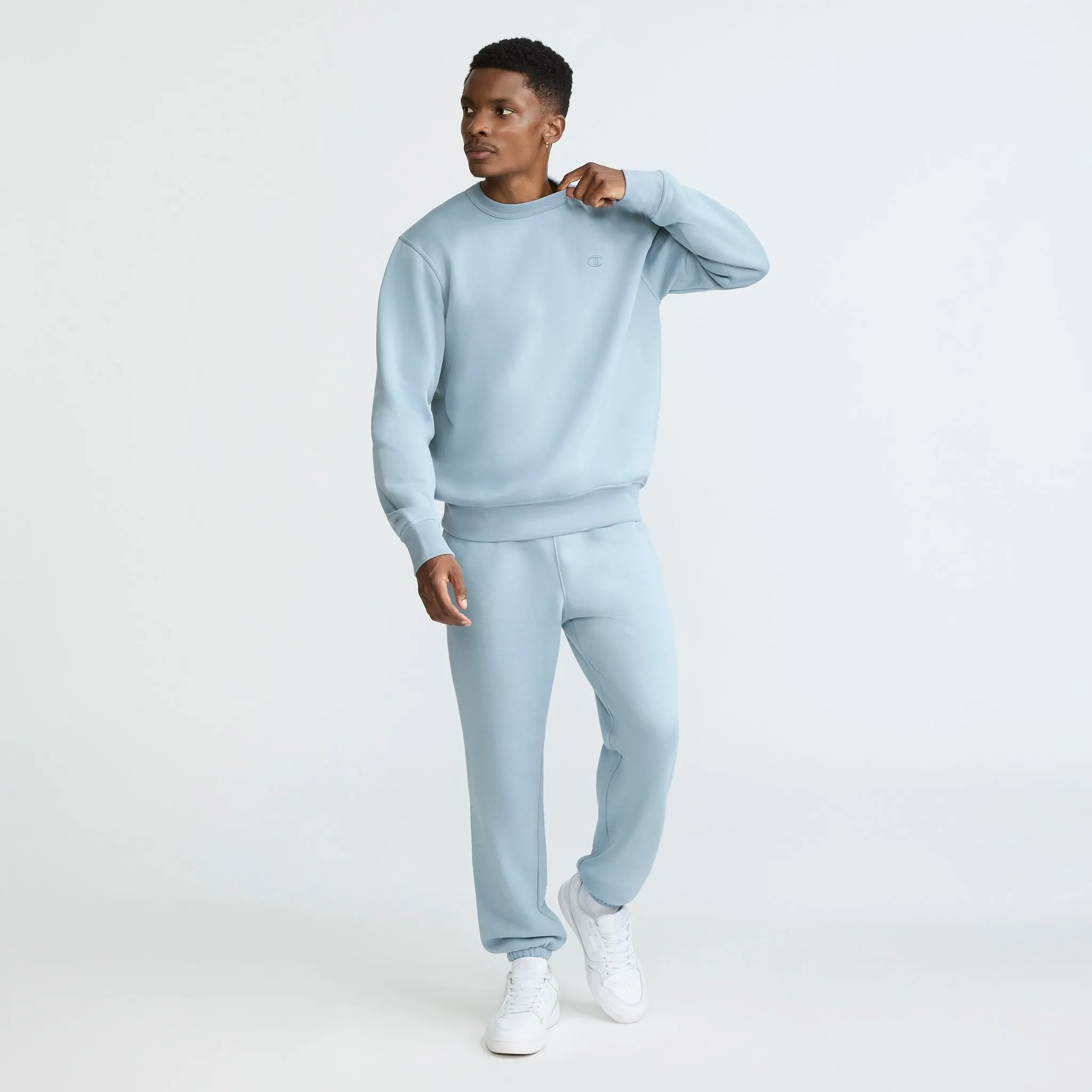 Powerblend Crewneck Sweatshirt, C Logo sold by Champion product image thumbnail 4