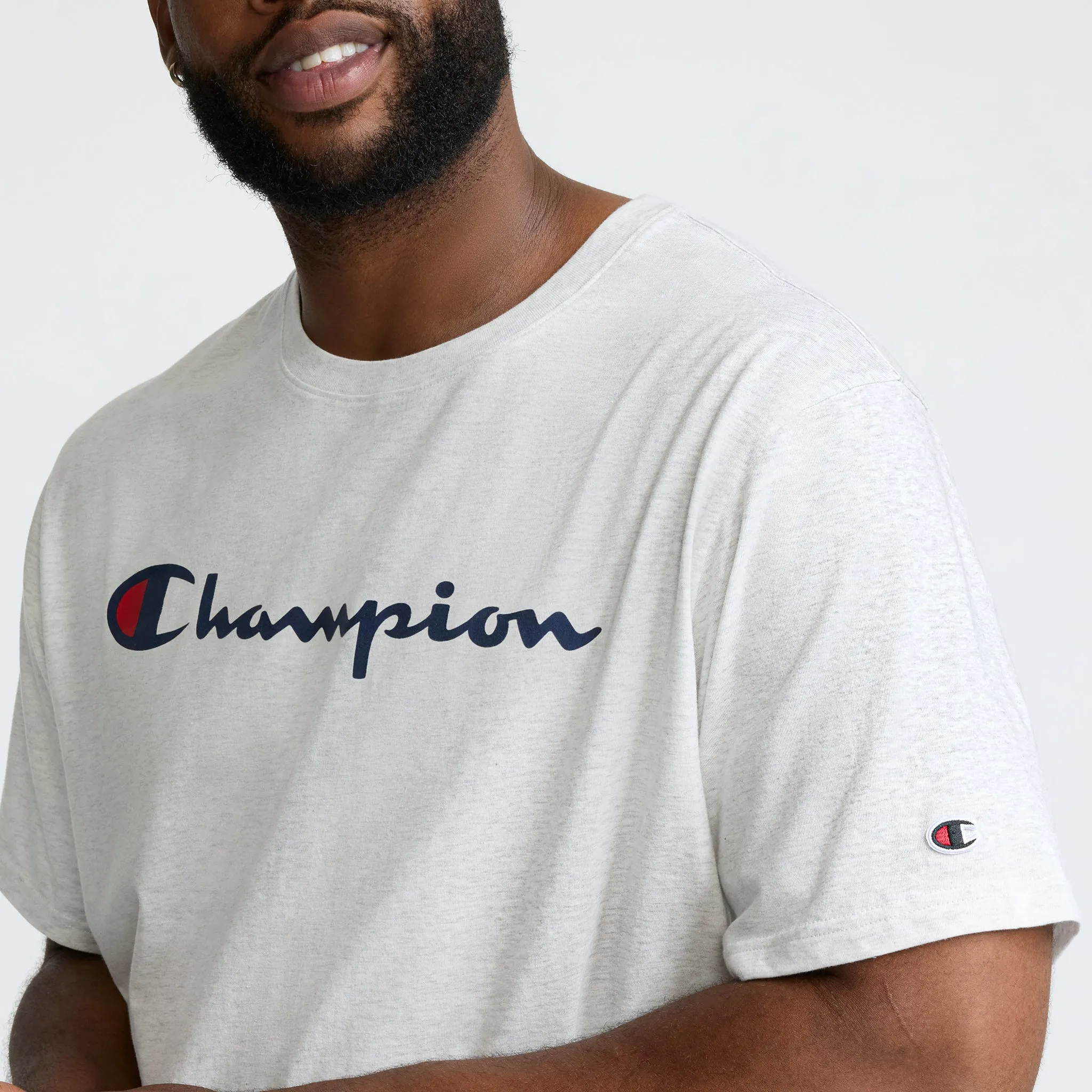 Classic Graphic T-Shirt, Script Logo - Big & Tall sold by Champion product image thumbnail 3