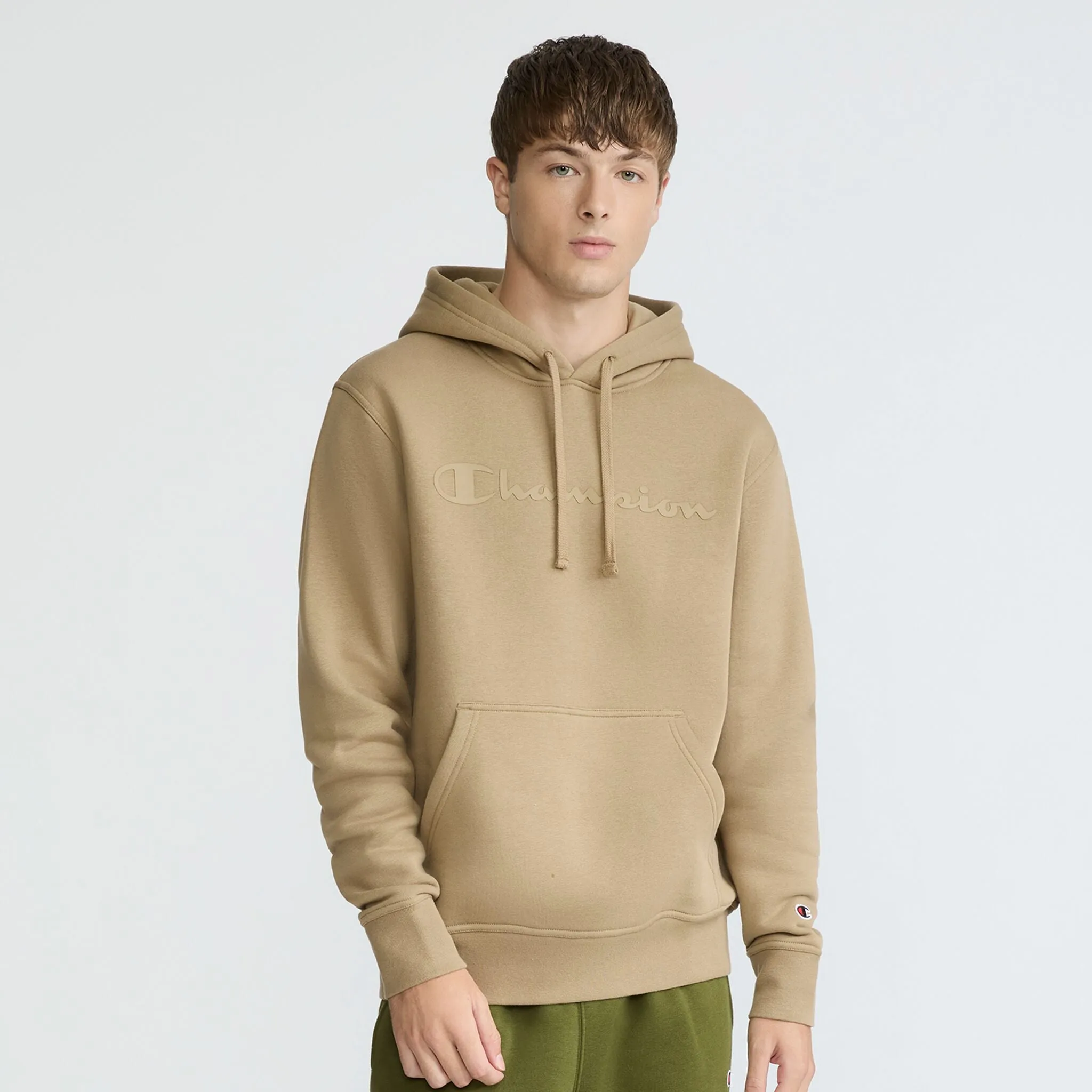 Powerblend Hoodie, Tonal Script Logo sold by Champion