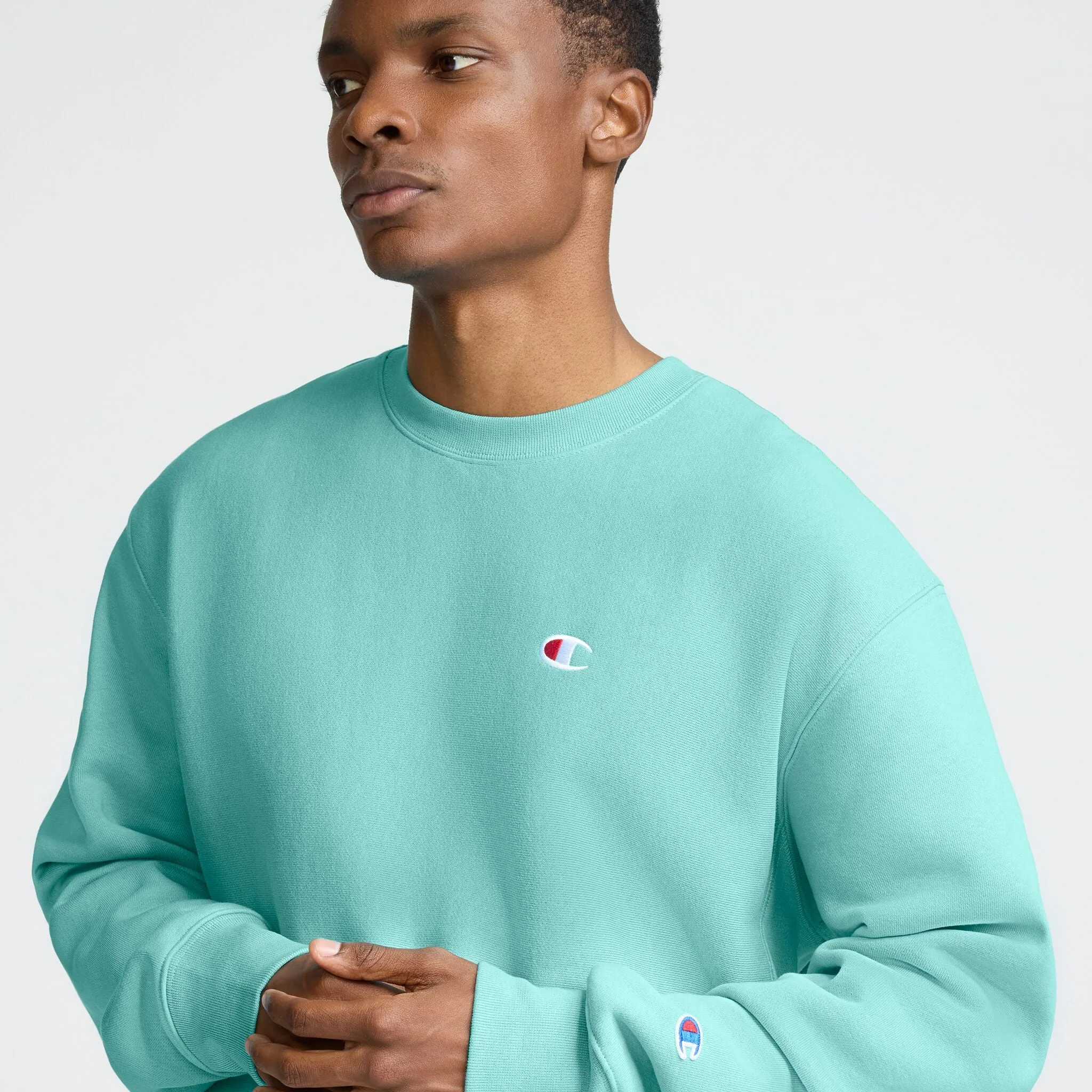 Reverse Weave Crewneck Sweatshirt, C Logo sold by Champion product image thumbnail 3