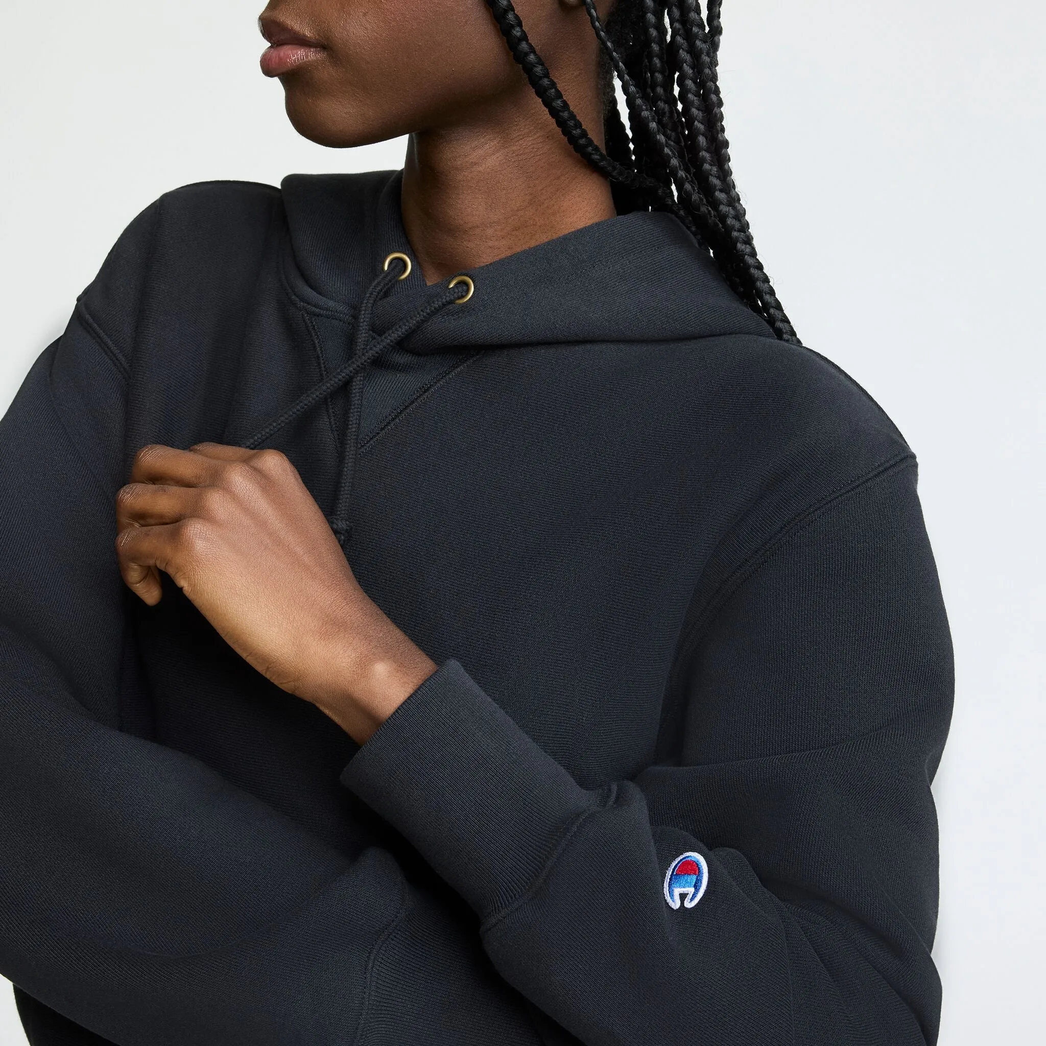 Essentials Reverse Weave Hoodie Sweatshirt sold by Champion product image thumbnail 3