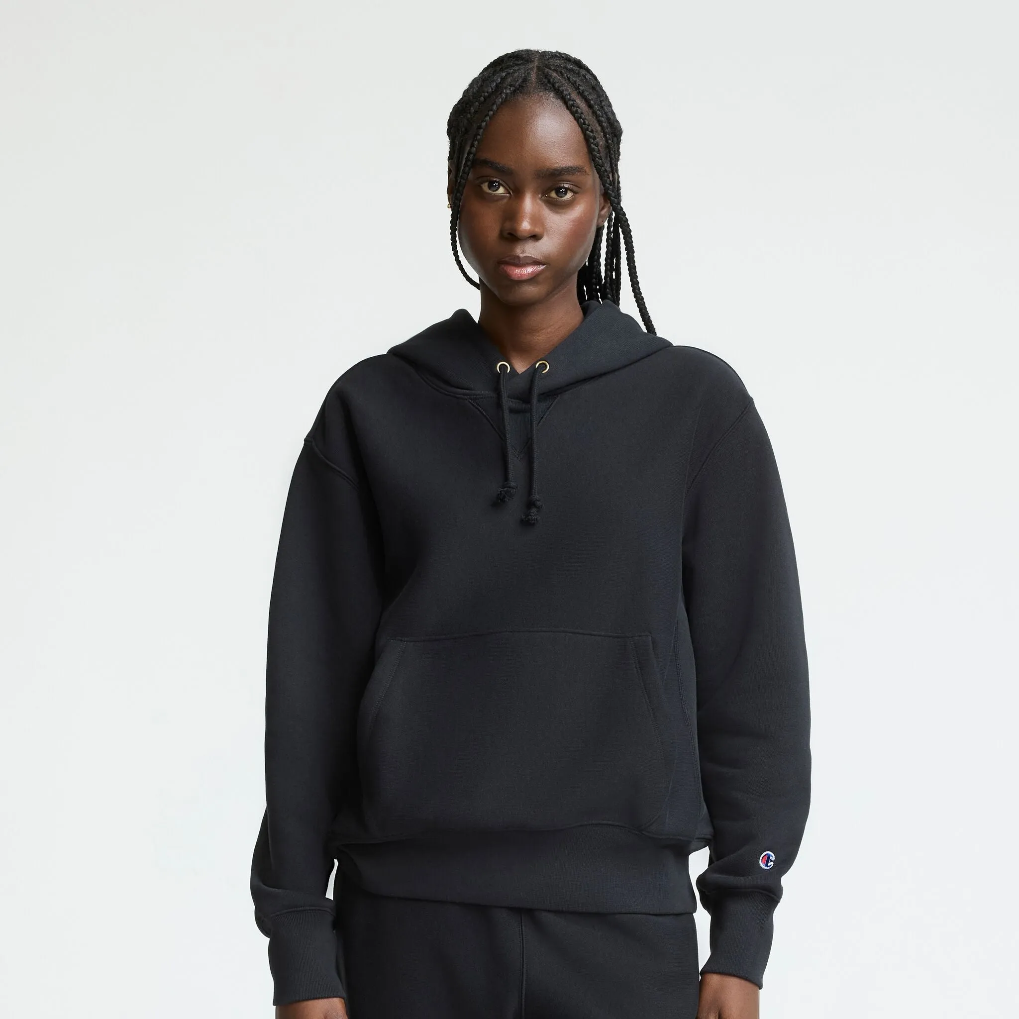 Essentials Reverse Weave Hoodie Sweatshirt sold by Champion