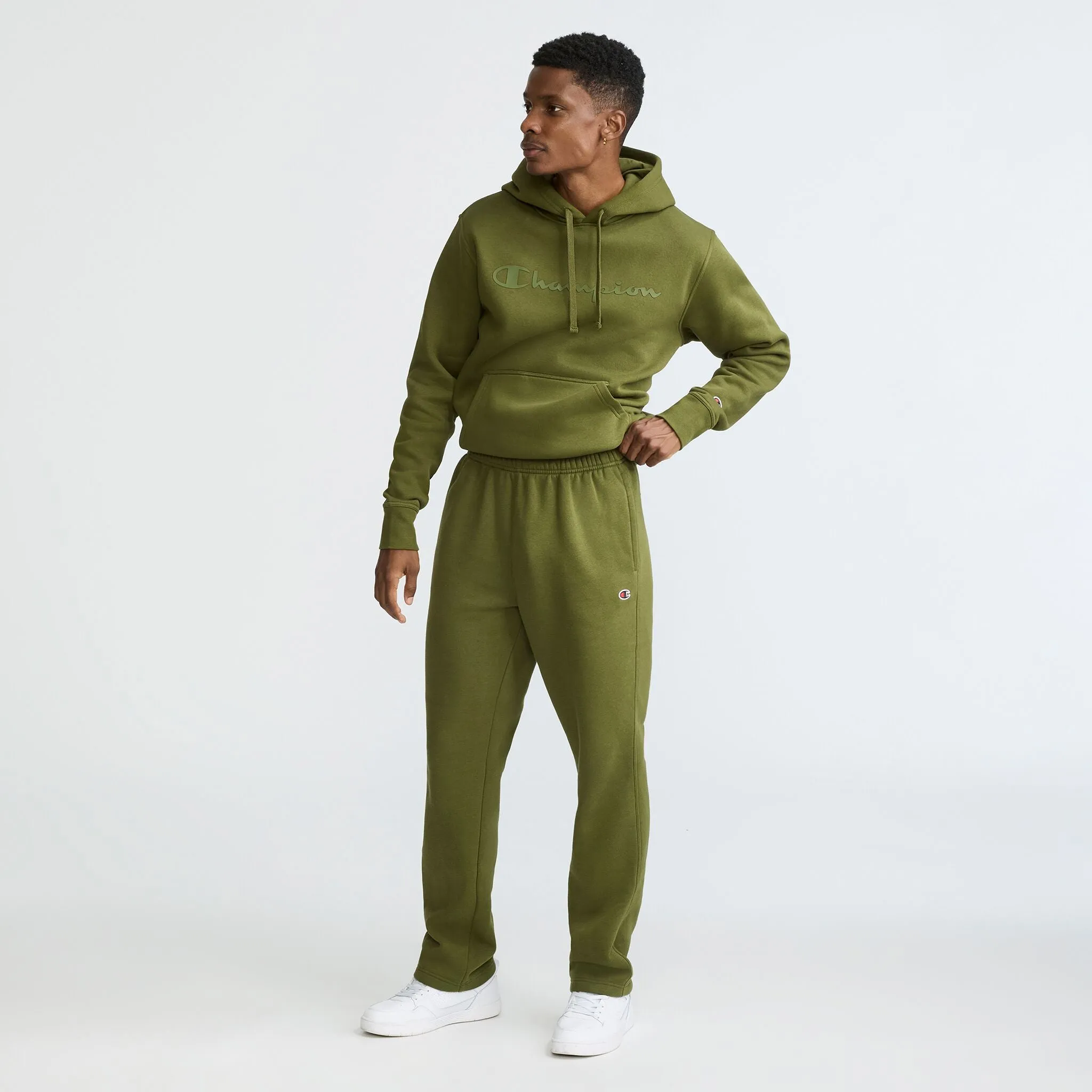Powerblend Sweatpants, Open Hem, C Logo sold by Champion product image thumbnail 4