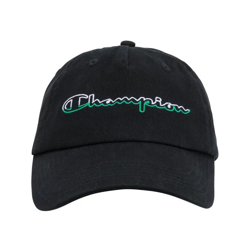 Split Script Dad Adjustable Cap sold by Champion