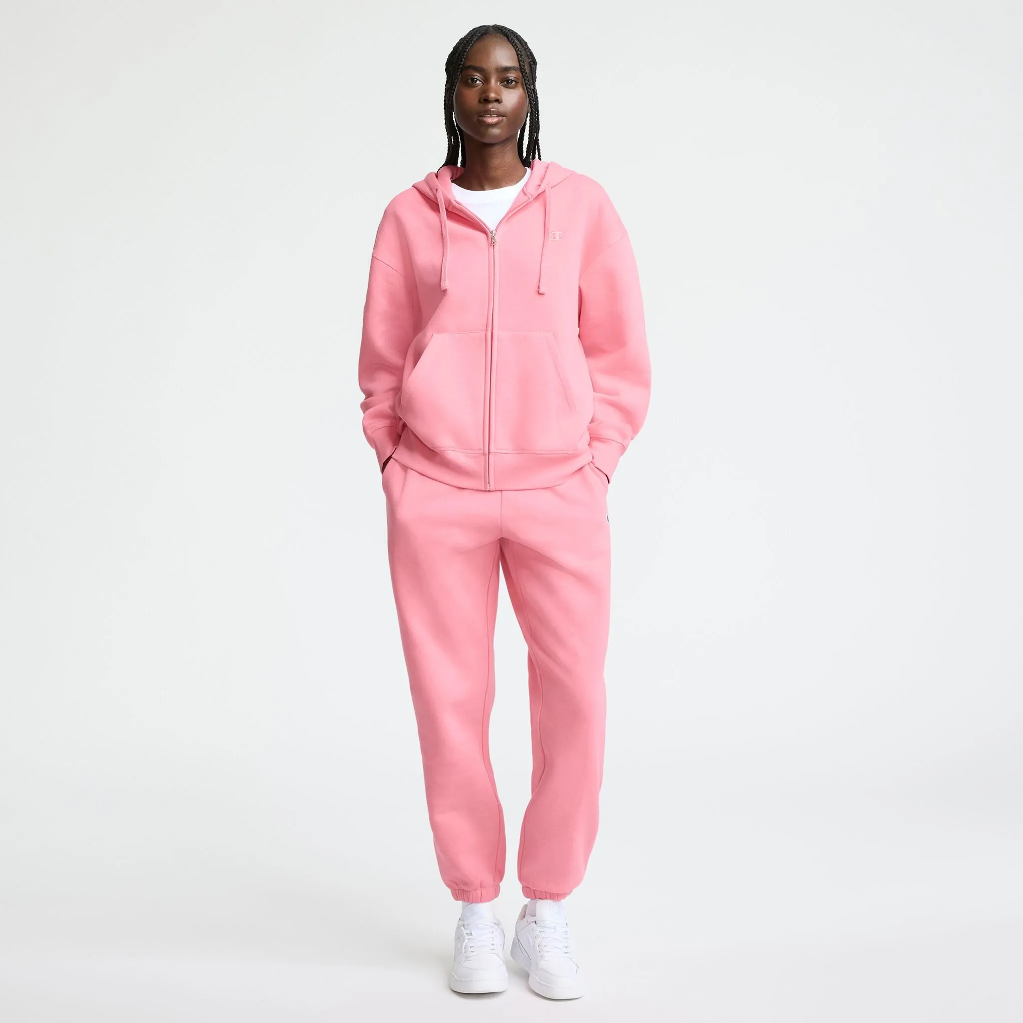 Powerblend Zip-Up Hoodie, C Logo sold by Champion product image thumbnail 4