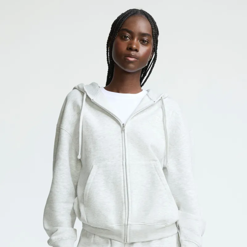 Powerblend Zip-Up Hoodie, C Logo sold by Champion