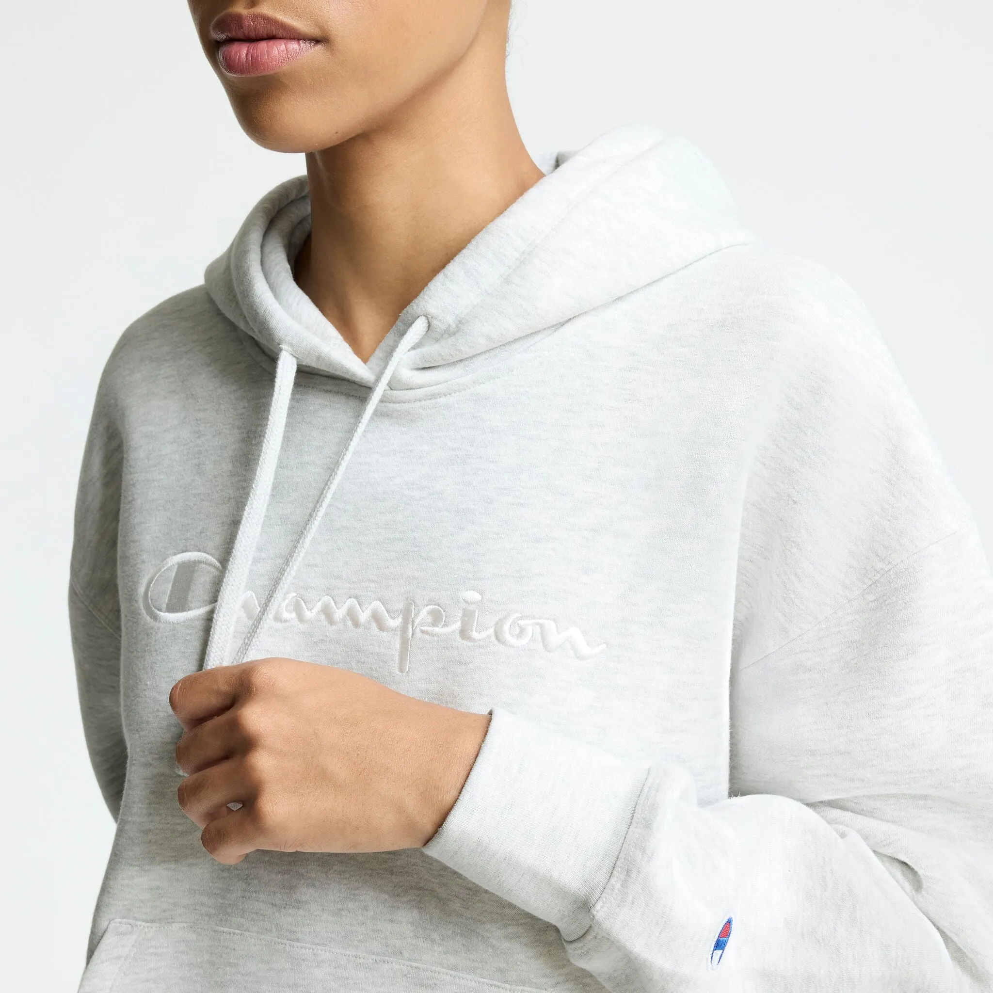 Powerblend Hoodie, Relaxed, Full Embroidered Script Logo sold by Champion product image thumbnail 4