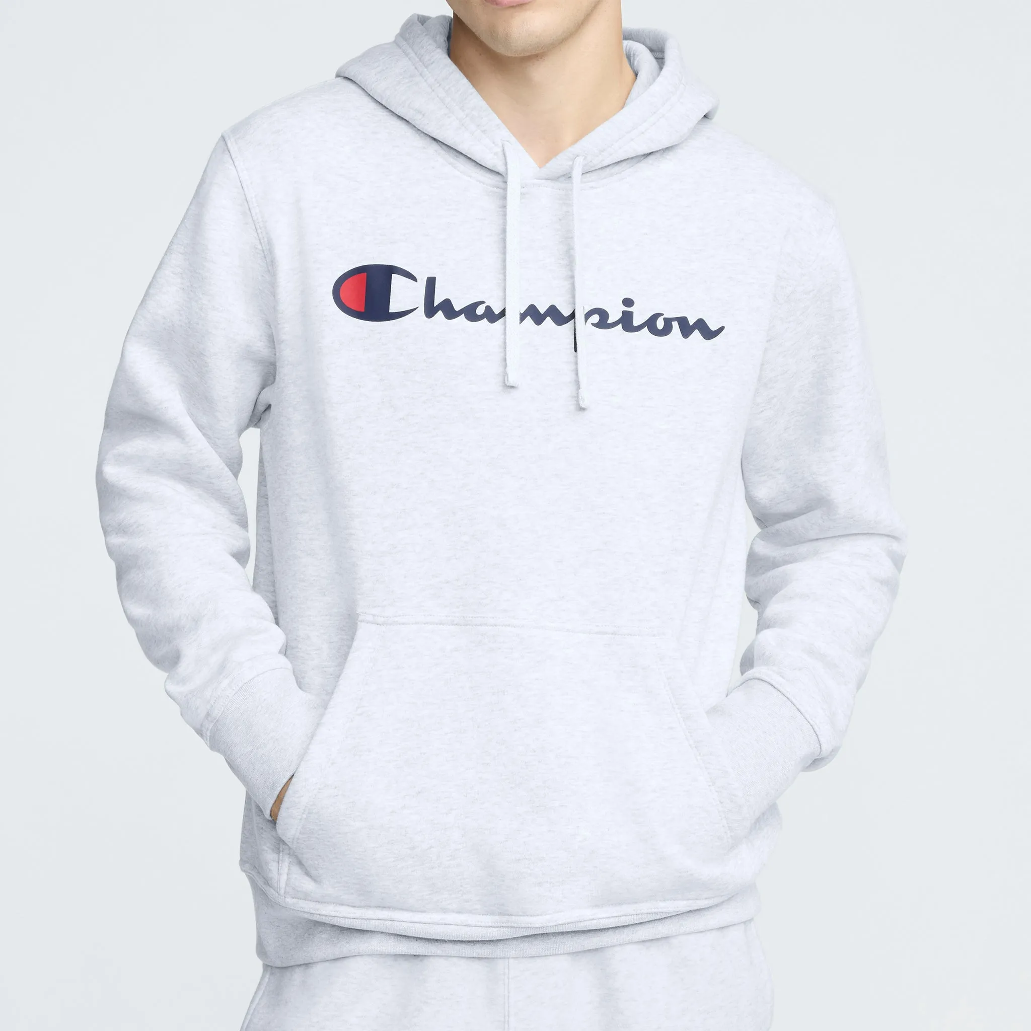 Powerblend Hoodie, Full Script Logo sold by Champion