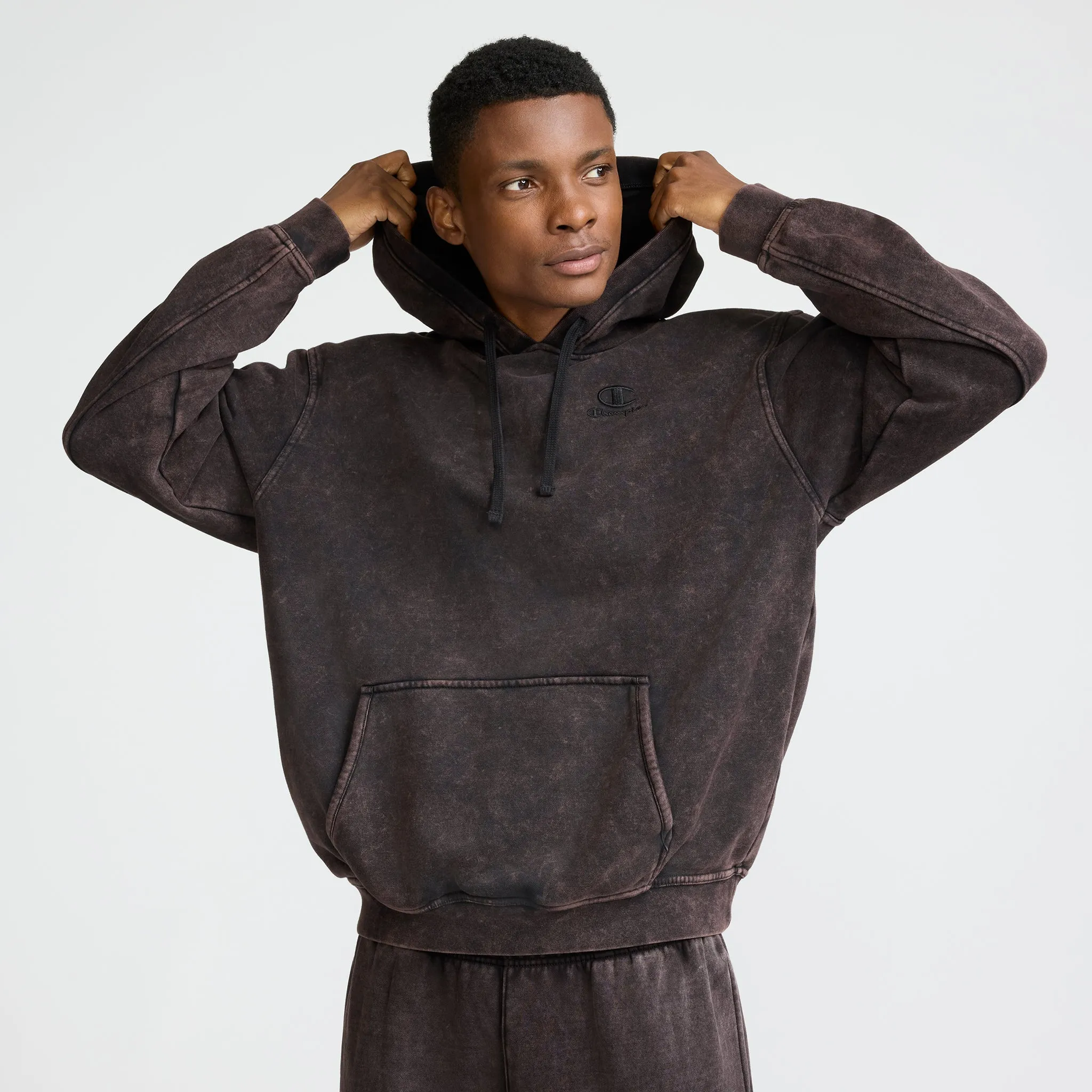 Time Capsule Hoodie, Left Chest C" Champion Script Logo sold by Champion