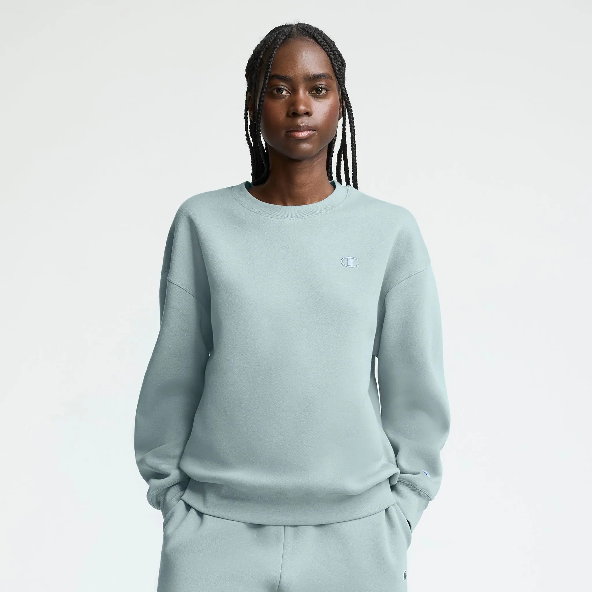 Powerblend Crewneck, Small "C" sold by Champion