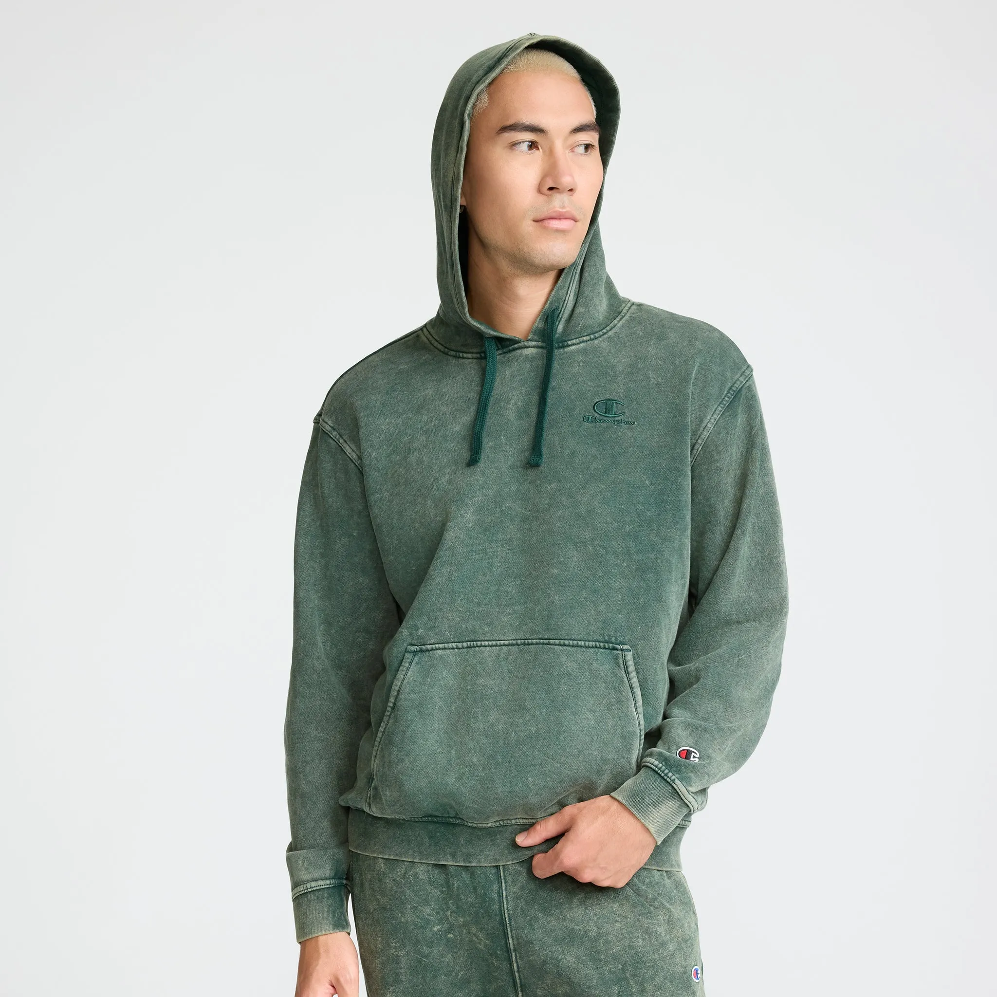 Time Capsule Hoodie, Left Chest C" Champion Script Logo sold by Champion