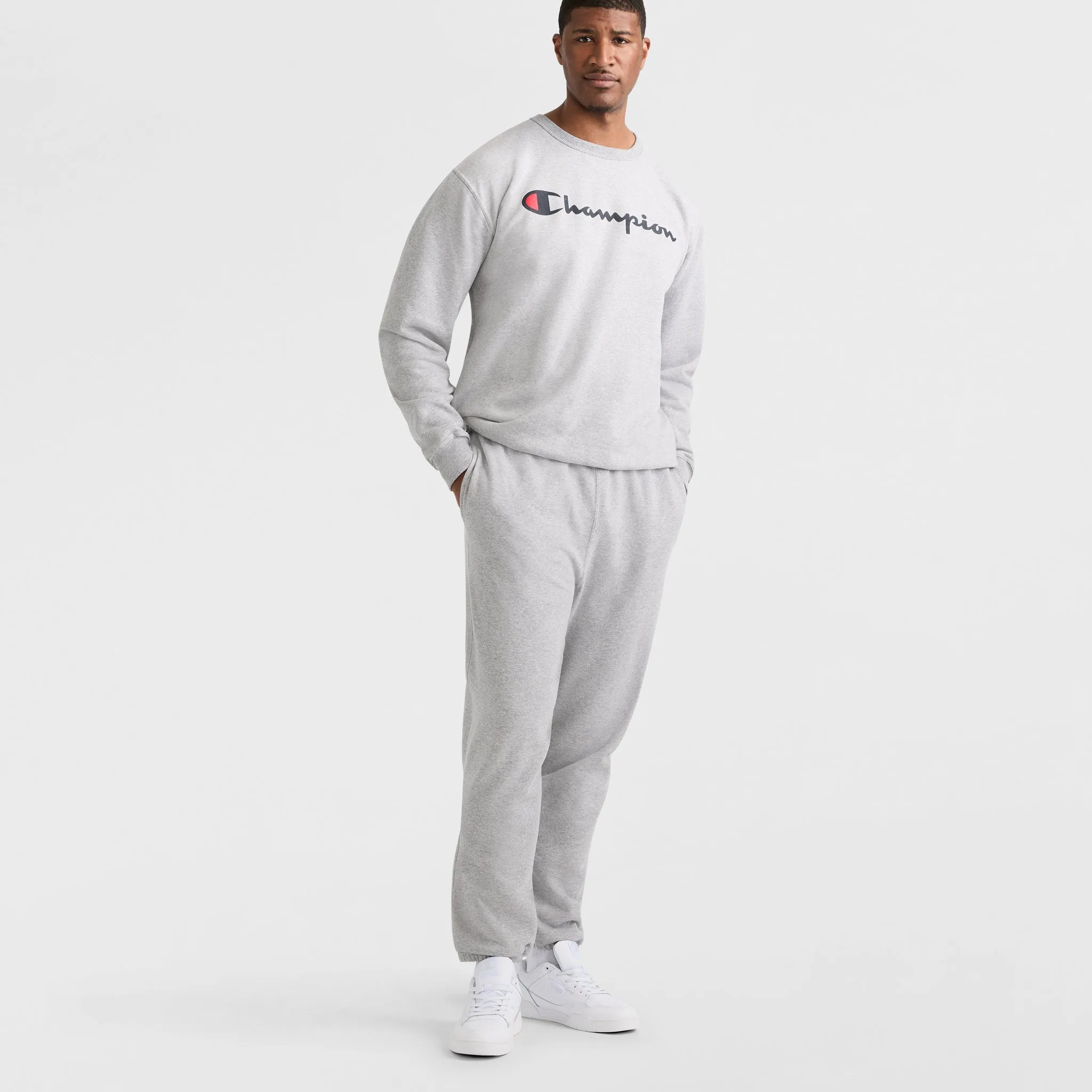 Powerblend Sweatpants, Cinched Hem, C Logo - Big & Tall sold by Champion product image thumbnail 3