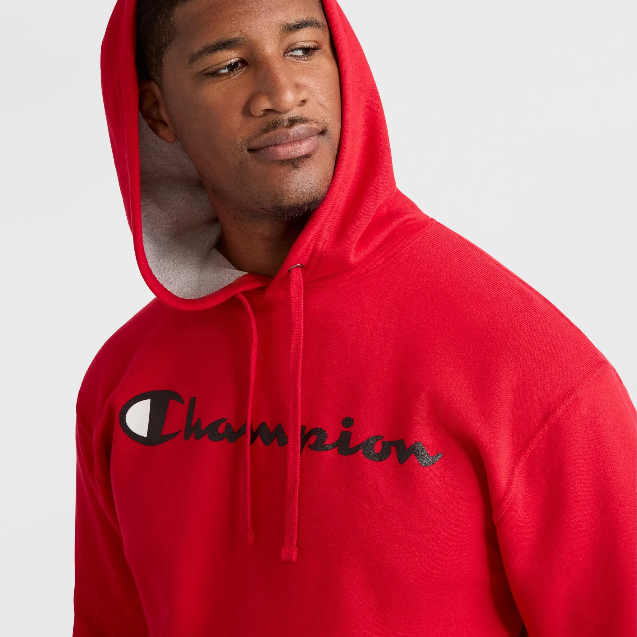 Powerblend Hoodie, Script Logo - Big & Tall sold by Champion product image thumbnail 2