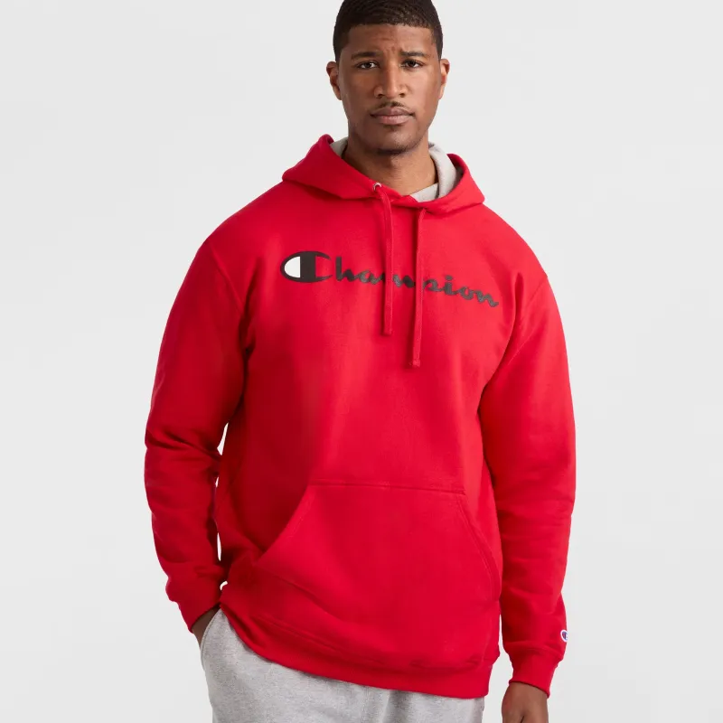 Powerblend Hoodie, Script Logo - Big & Tall sold by Champion