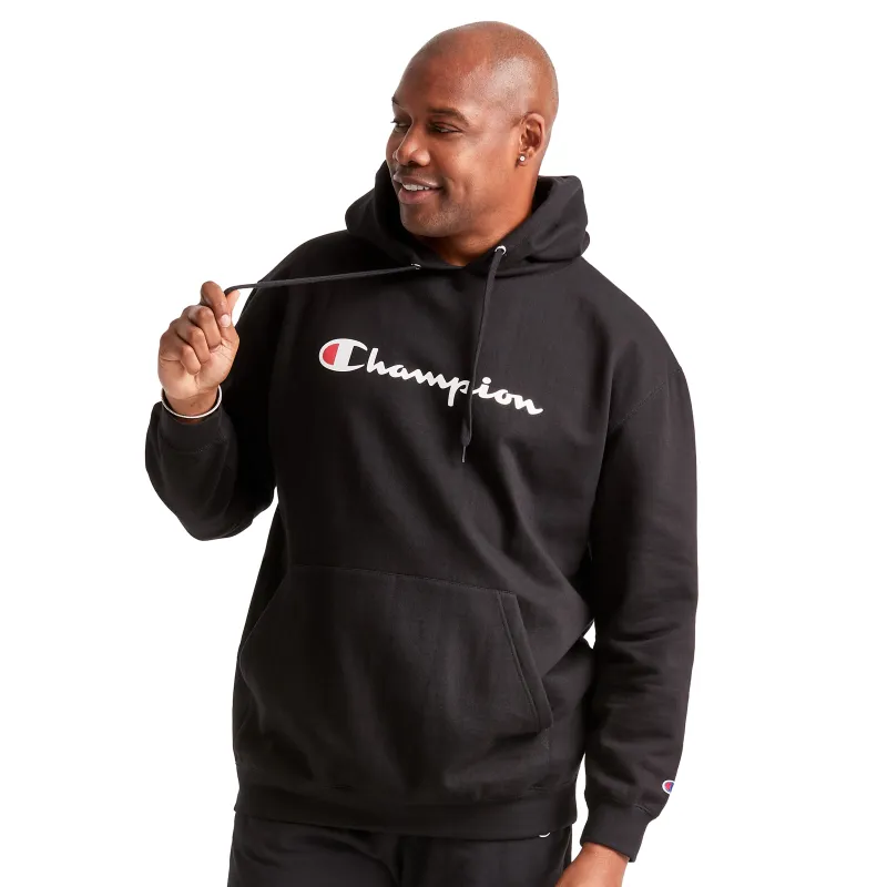 Powerblend Hoodie, Script Logo - Big & Tall sold by Champion