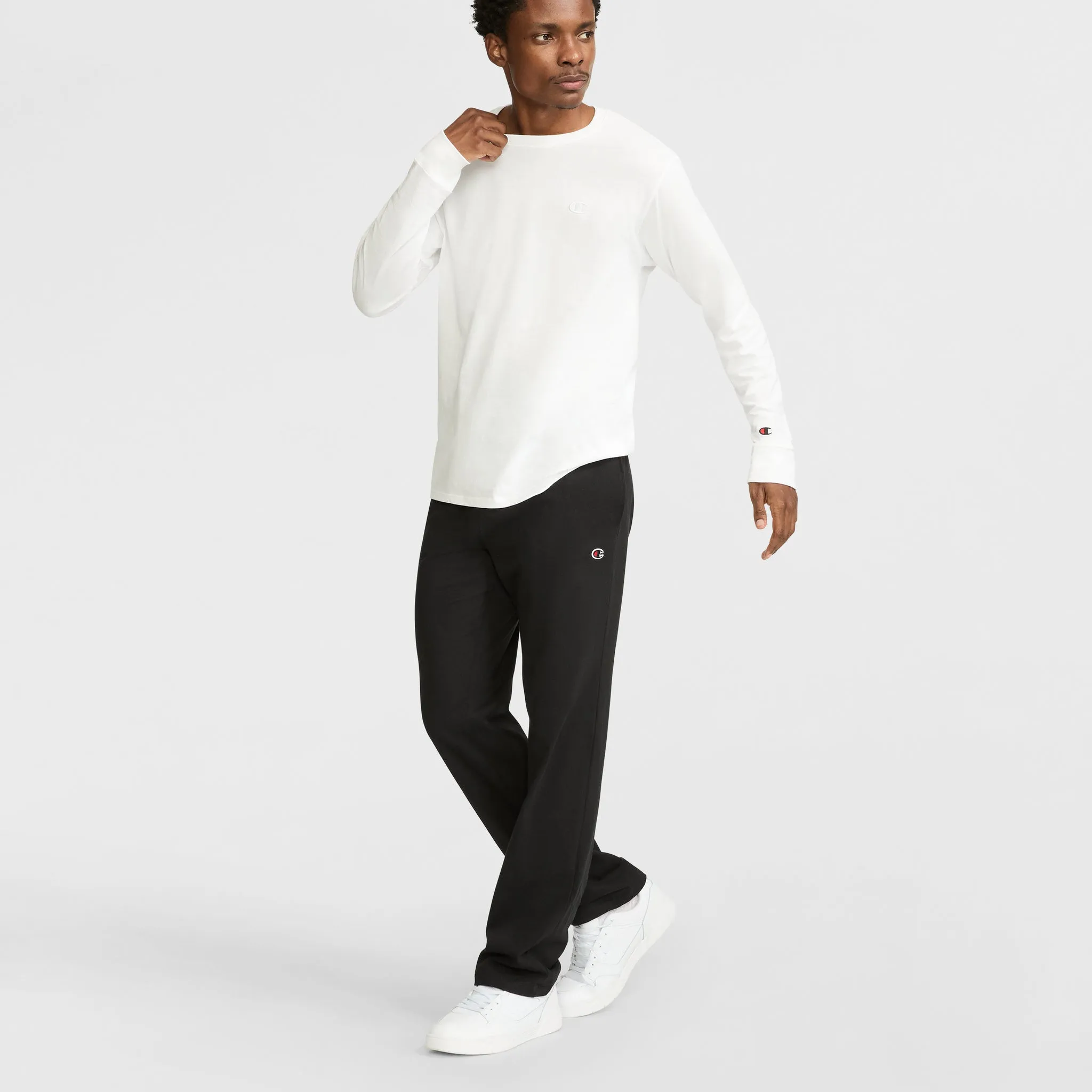 Lightweight Lounge Pants, Open Hem, C Logo sold by Champion product image thumbnail 3