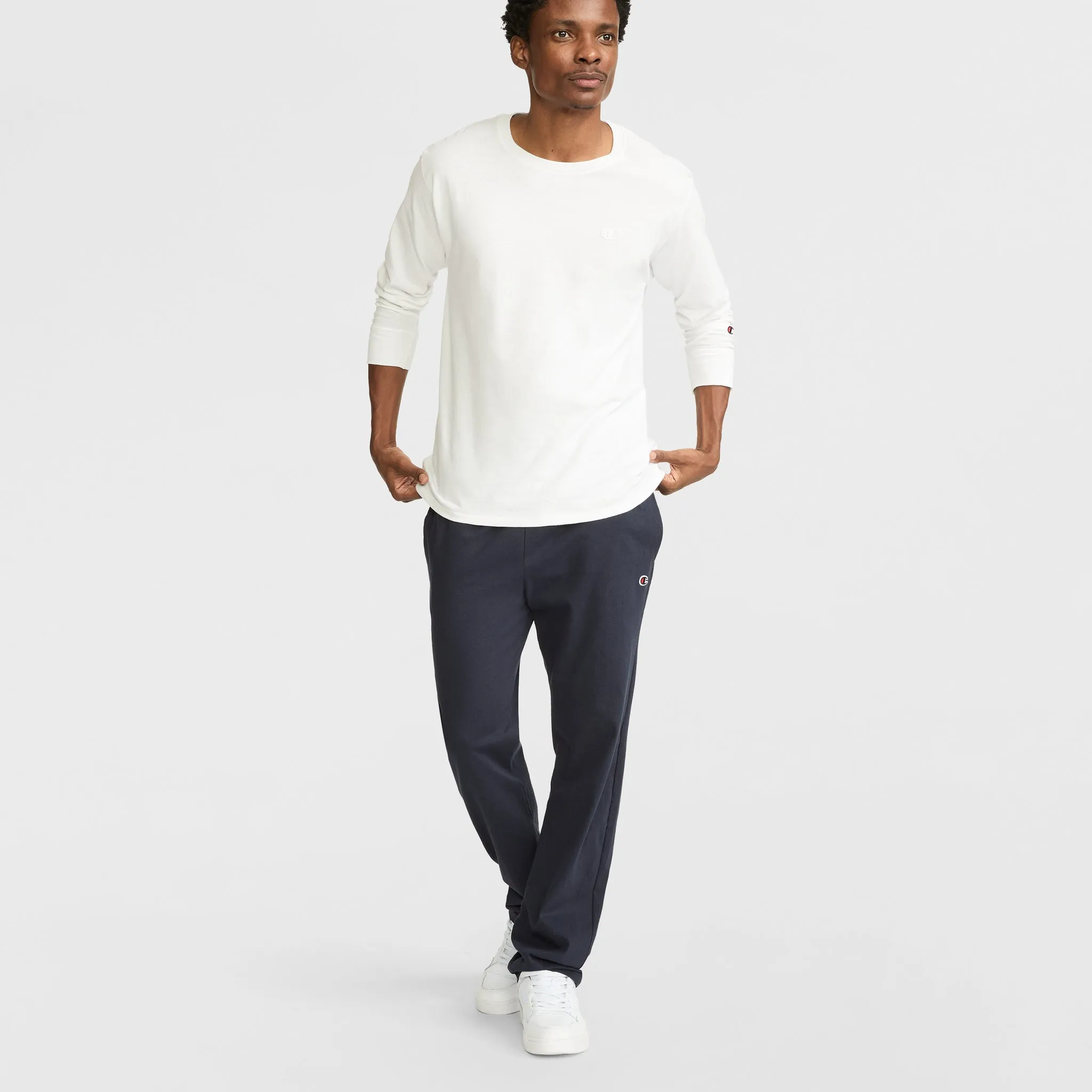Lightweight Lounge Pants, Open Hem, C Logo sold by Champion product image thumbnail 4