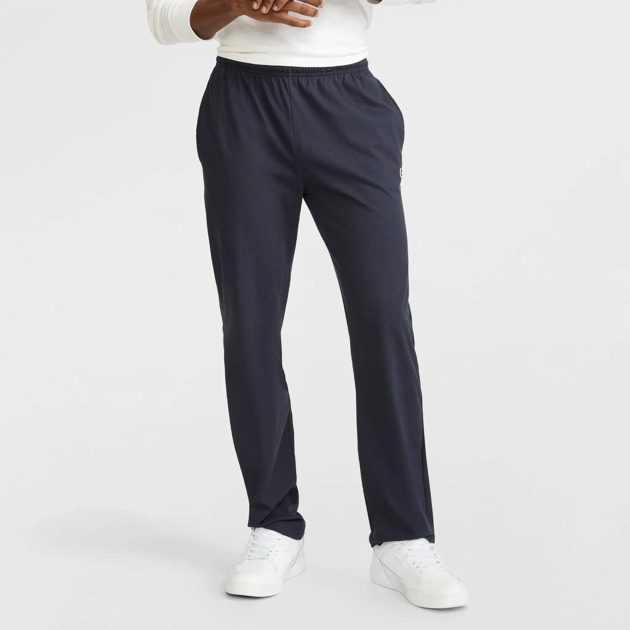 Lightweight Lounge Pants, Open Hem, C Logo sold by Champion