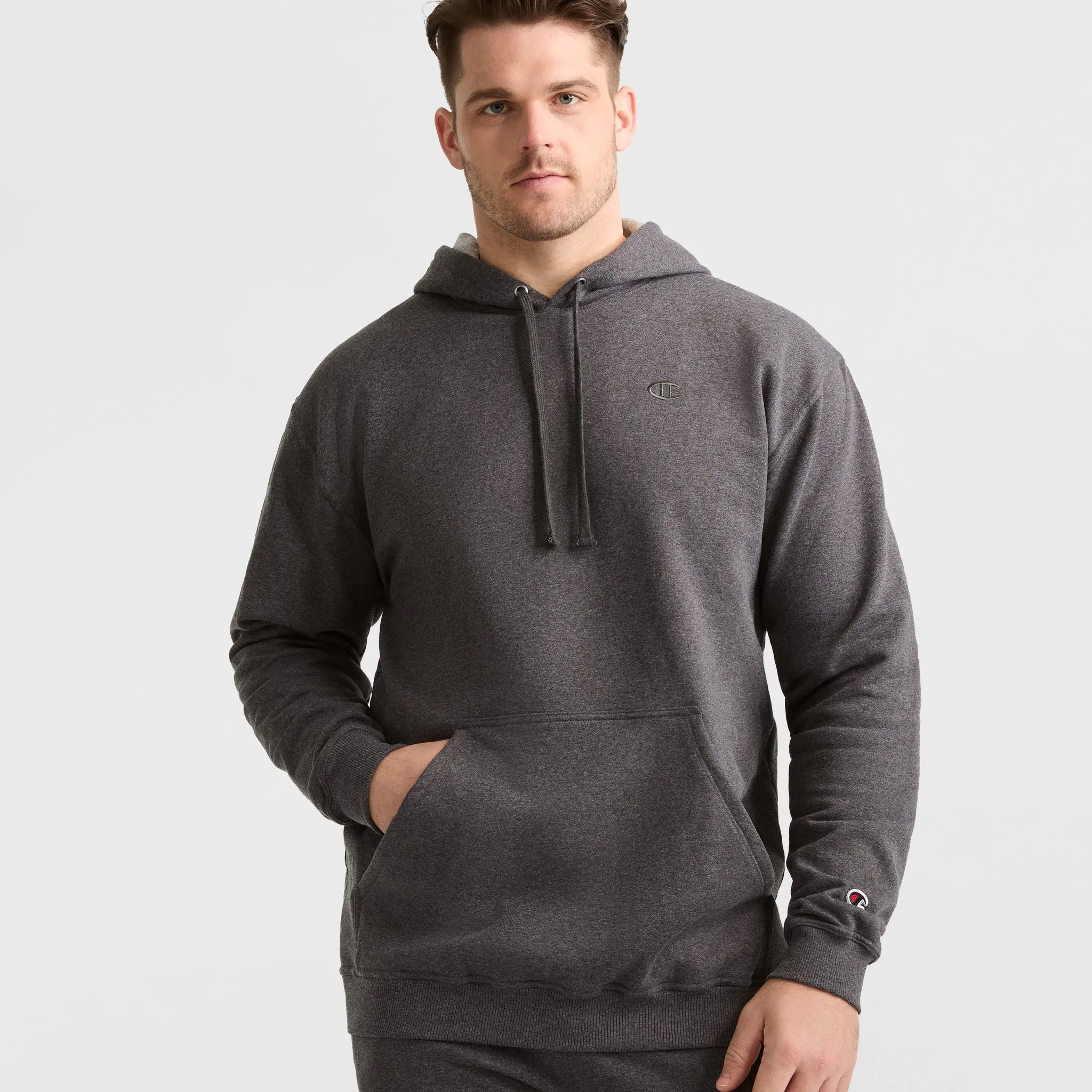 Powerblend Hoodie, C Logo - Big & Tall sold by Champion
