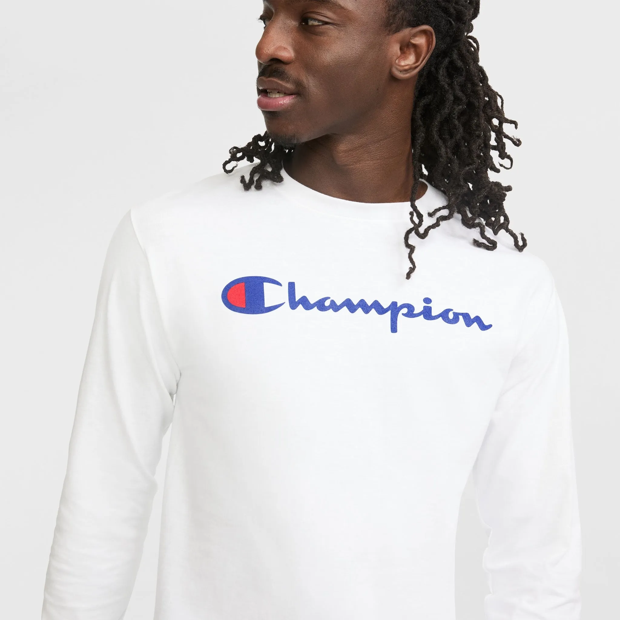 Classic Graphic Long-Sleeve T-Shirt, Script Logo sold by Champion product image thumbnail 2