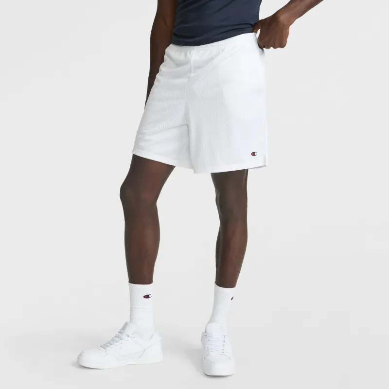 7" Classic Mesh Shorts, C Logo made by Champion