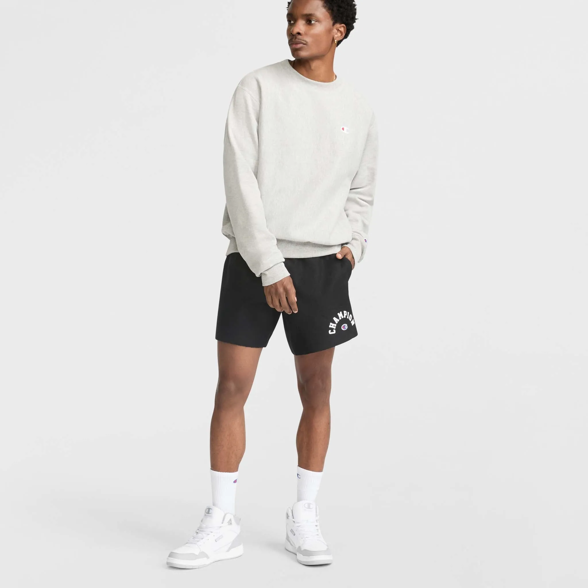 7" Reverse Weave Relay Cut Off Shorts, Arch Logo sold by Champion product image thumbnail 4