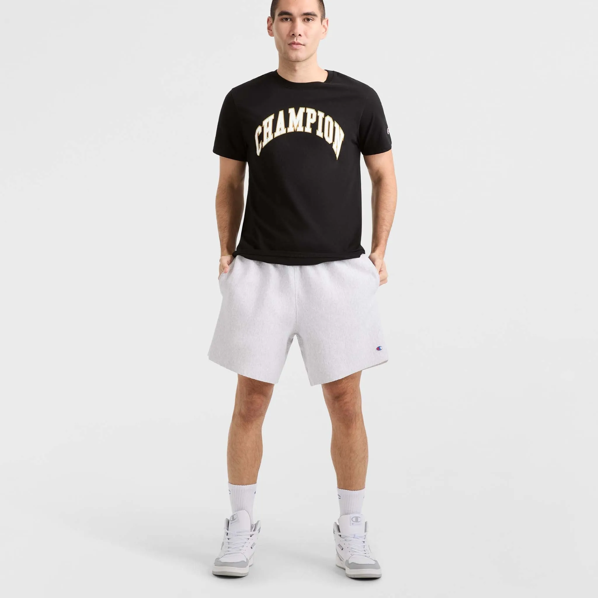 7" Reverse Weave Cut-Off Shorts, C Logo sold by Champion product image thumbnail 4