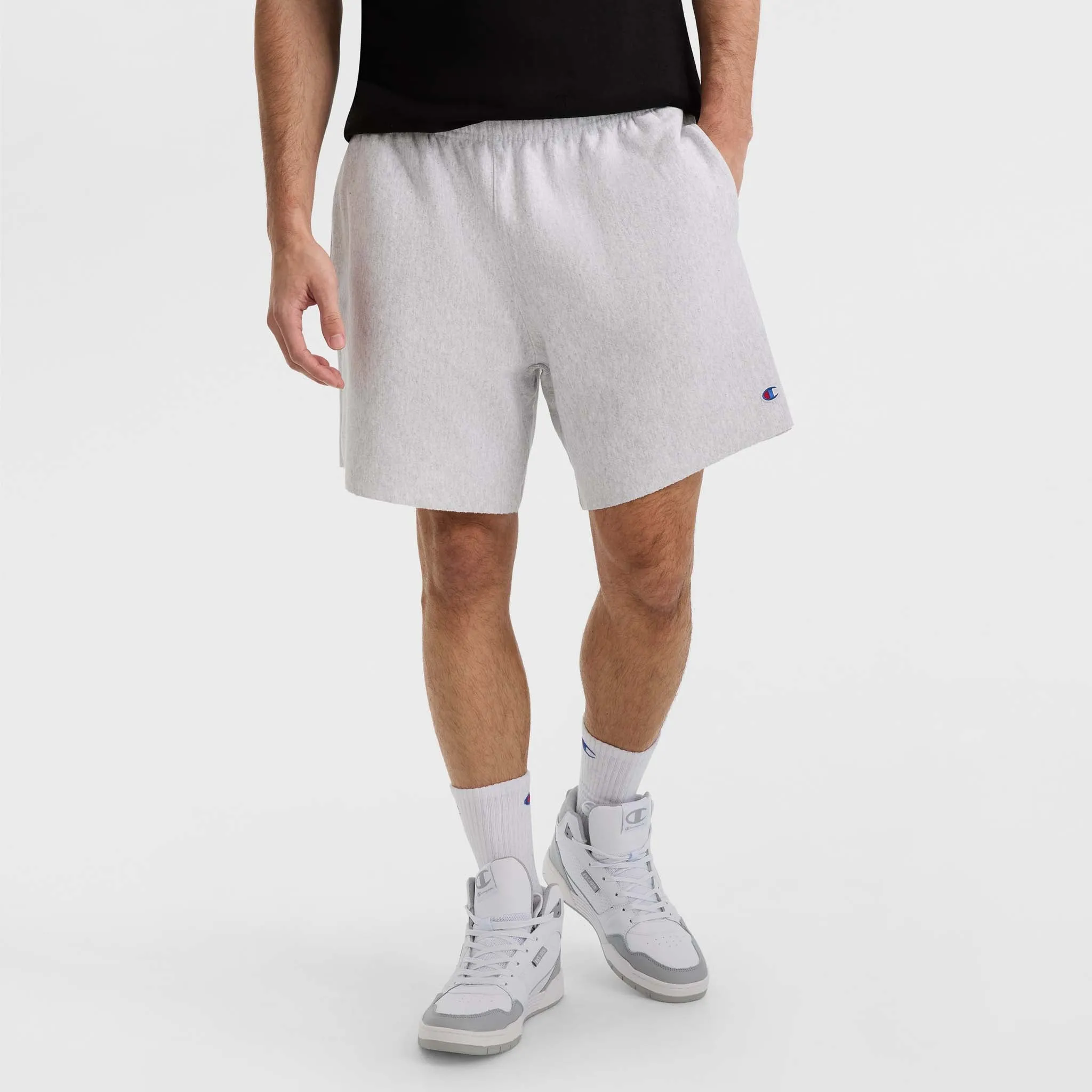 7" Reverse Weave Cut-Off Shorts, C Logo sold by Champion