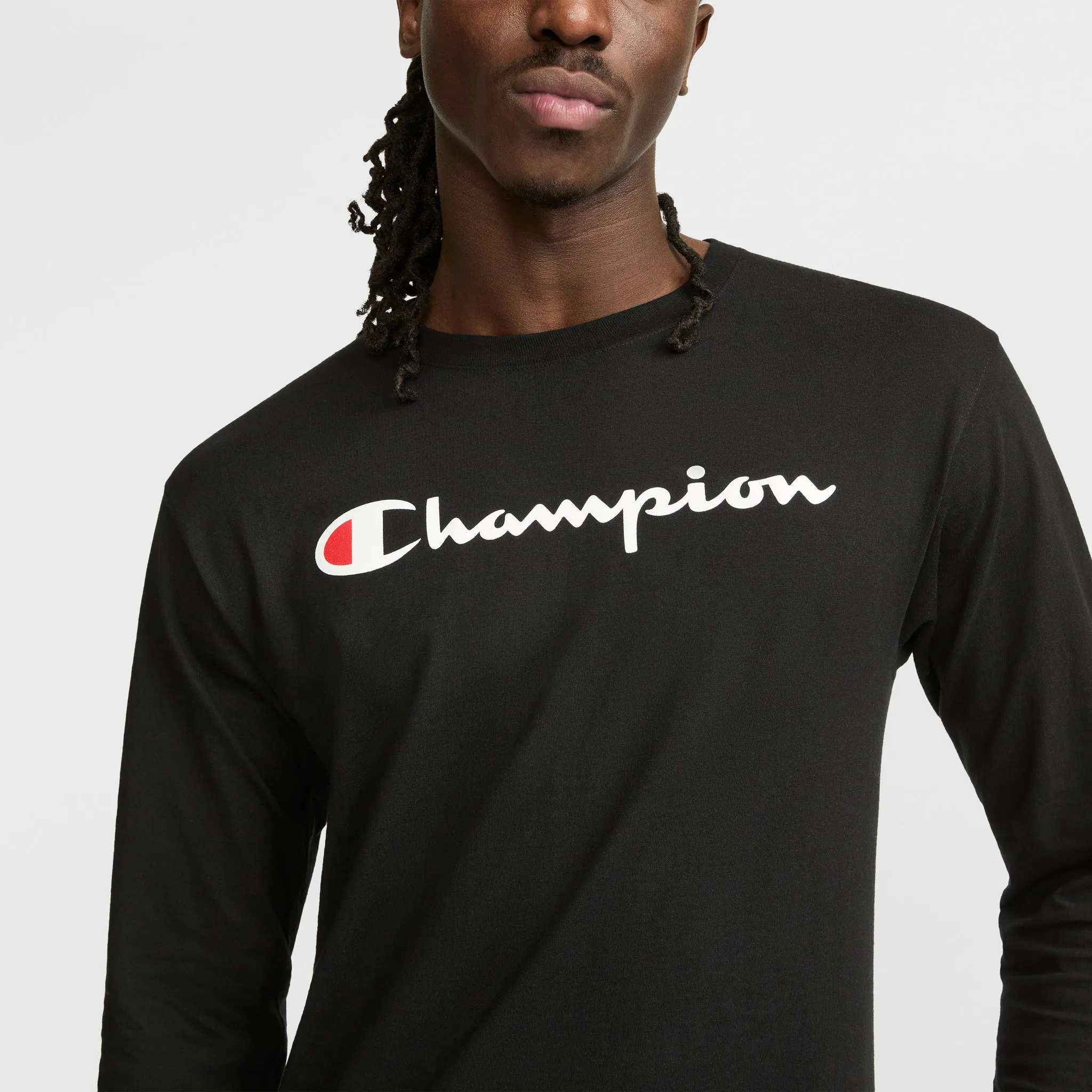 Classic Graphic Long-Sleeve T-Shirt, Script Logo sold by Champion product image thumbnail 3