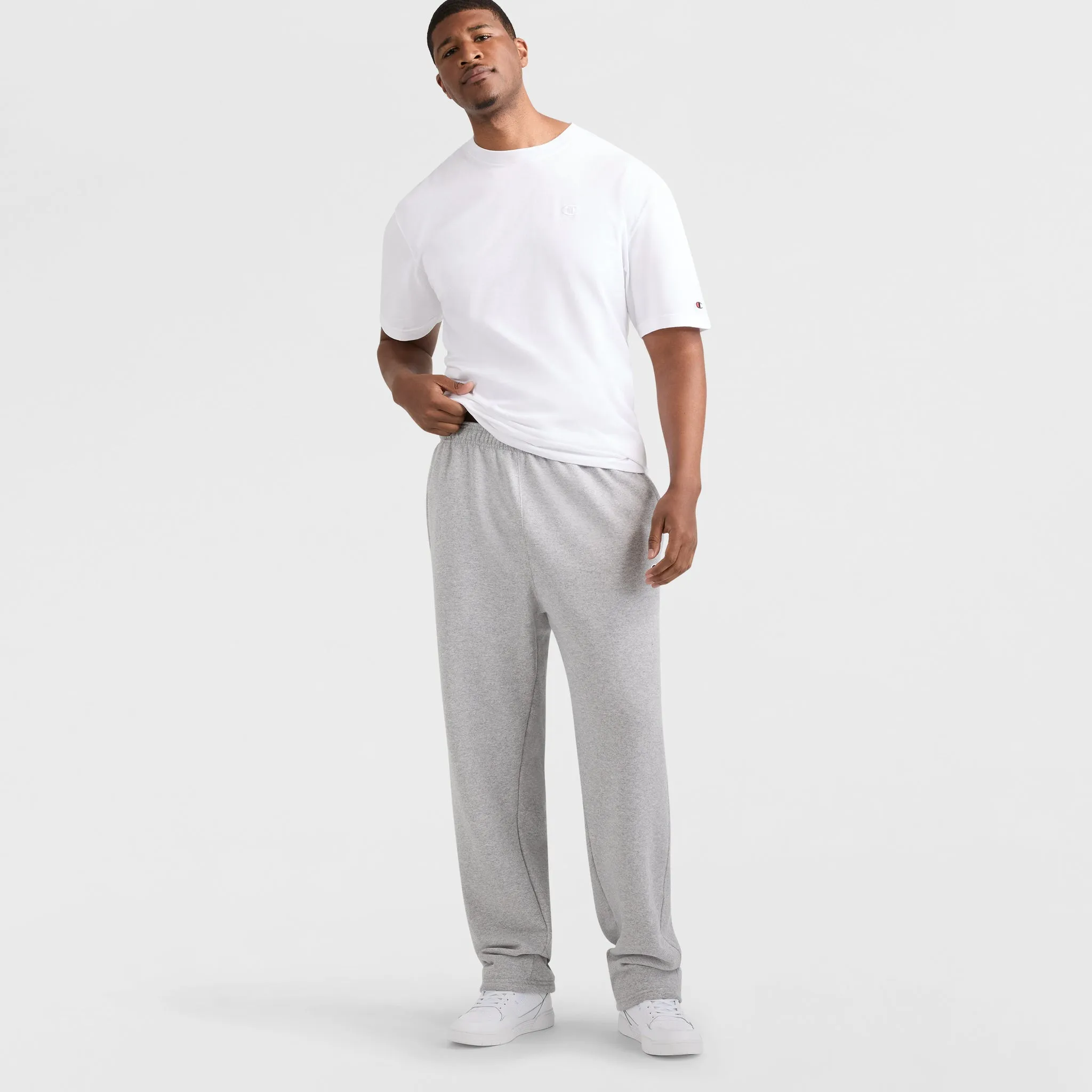 Powerblend Sweatpants, Open Hem, C Logo - Big & Tall sold by Champion product image thumbnail 4