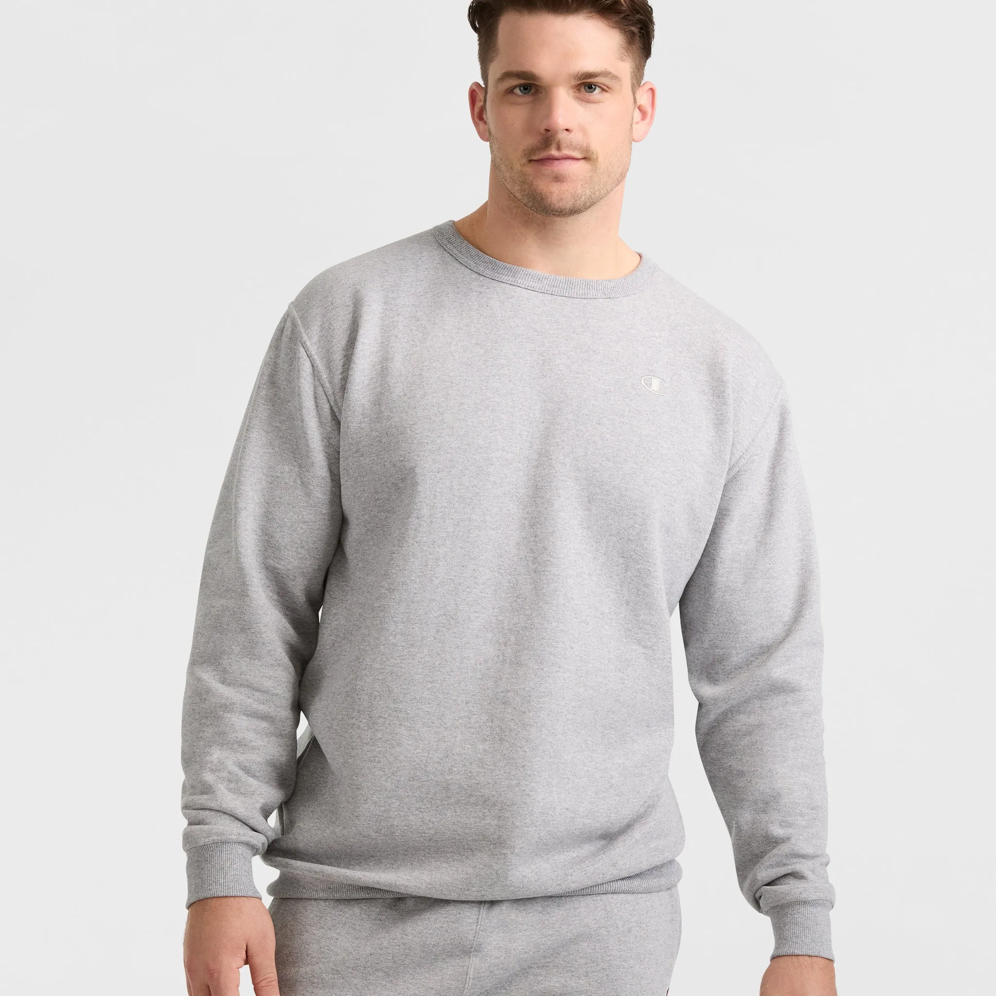 Powerblend Crewneck Sweatshirt, C Logo - Big & Tall sold by Champion