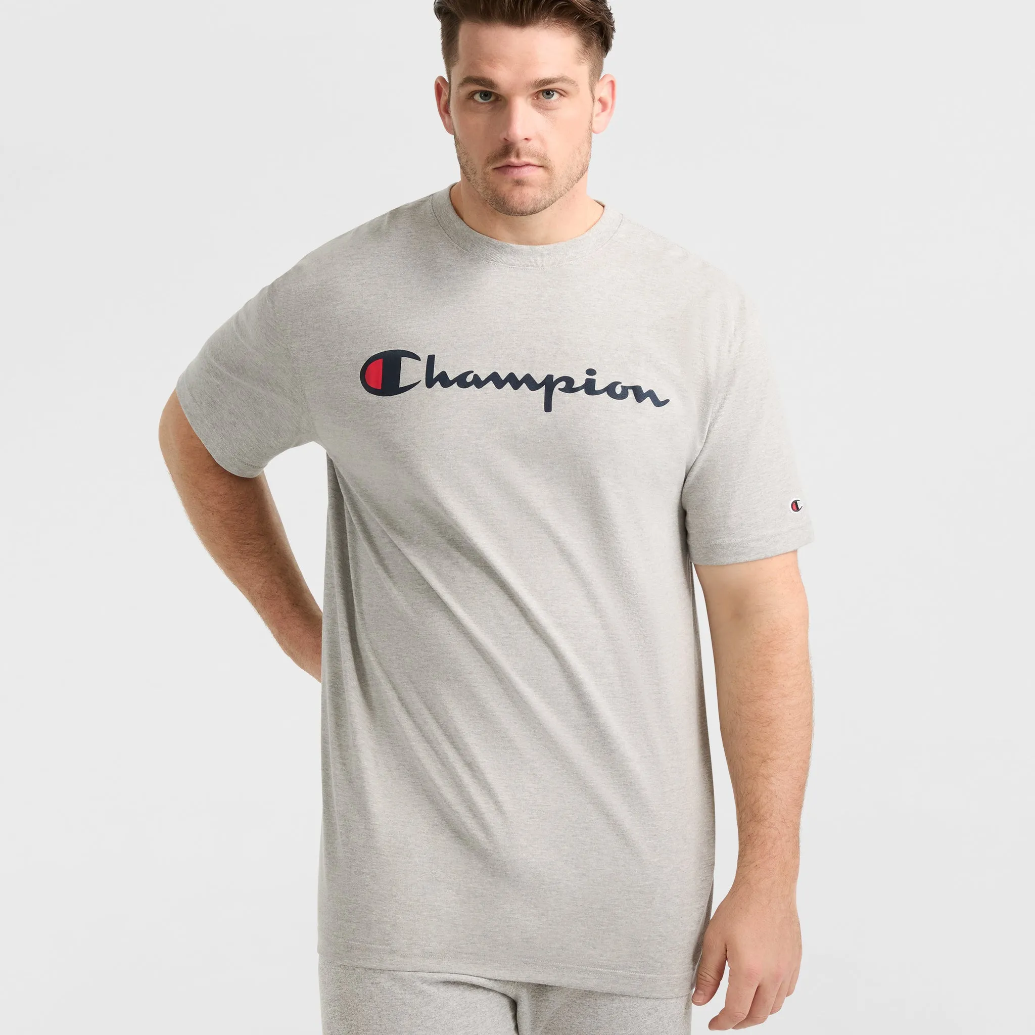 Classic Graphic T-Shirt, Script Logo - Big & Tall sold by Champion