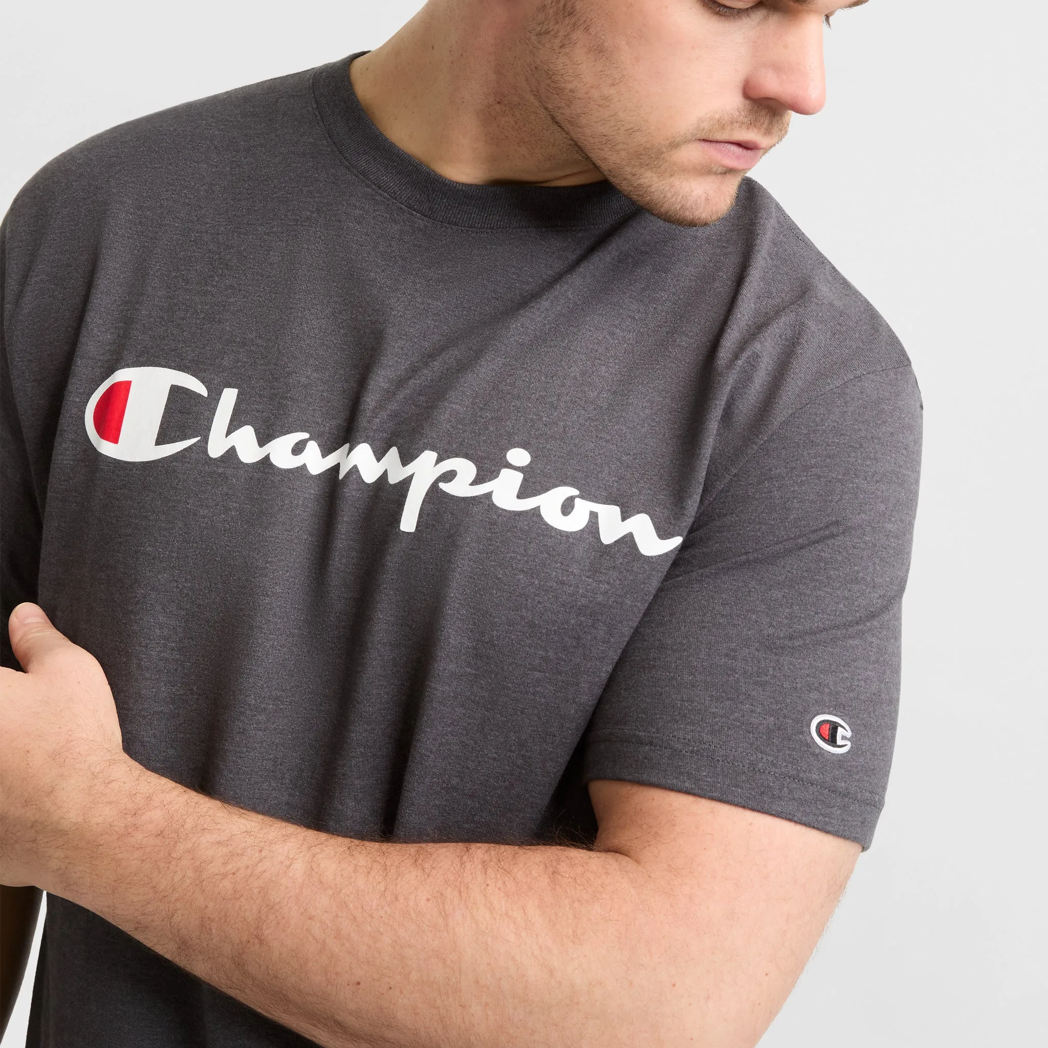 Classic Graphic T-Shirt, Script Logo - Big & Tall sold by Champion product image thumbnail 3