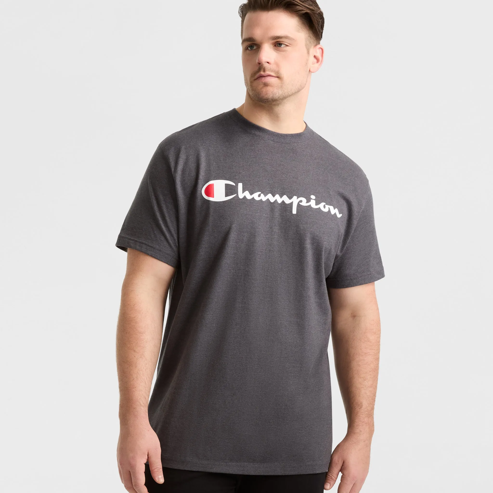 Classic Graphic T-Shirt, Script Logo - Big & Tall sold by Champion