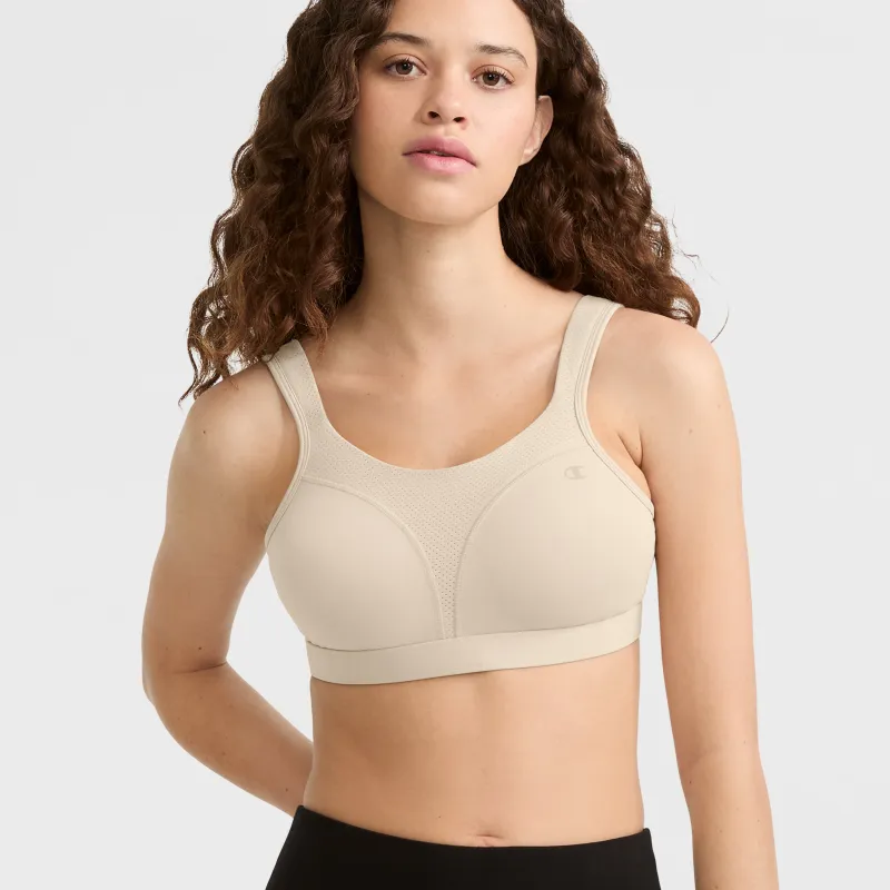 Spot Comfort High-Impact Sports Bra, C Logo sold by Champion