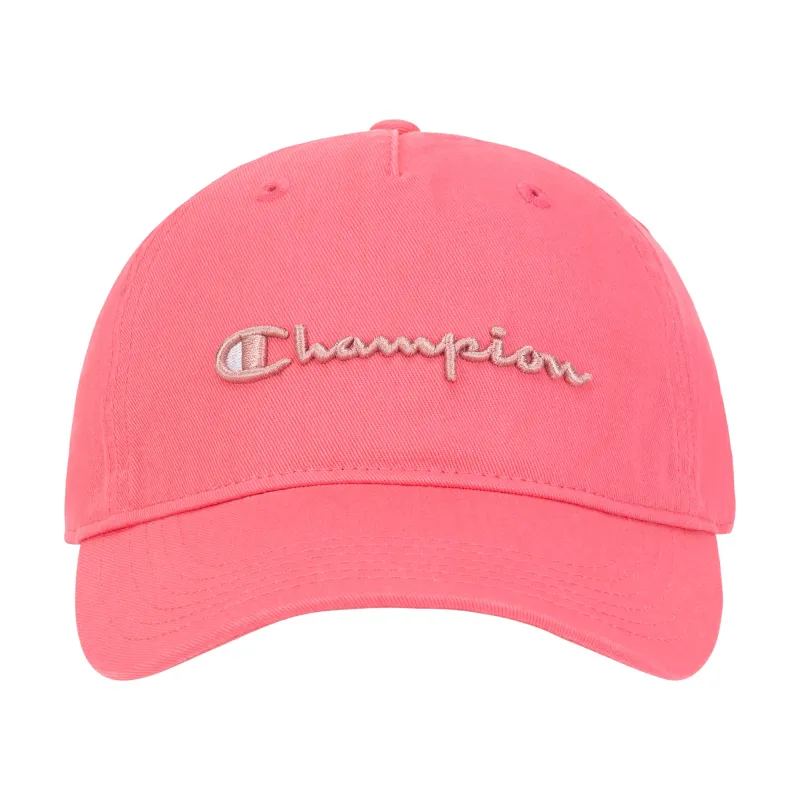 Script Embroidery Adjustable Cap made by Champion